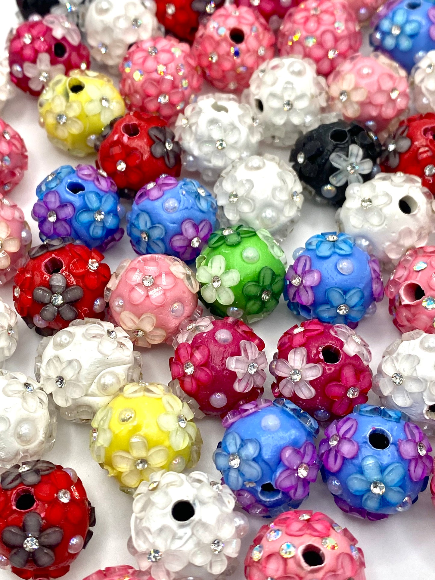 Grow Positive Thoughts Fancy Polymer Clay Beads