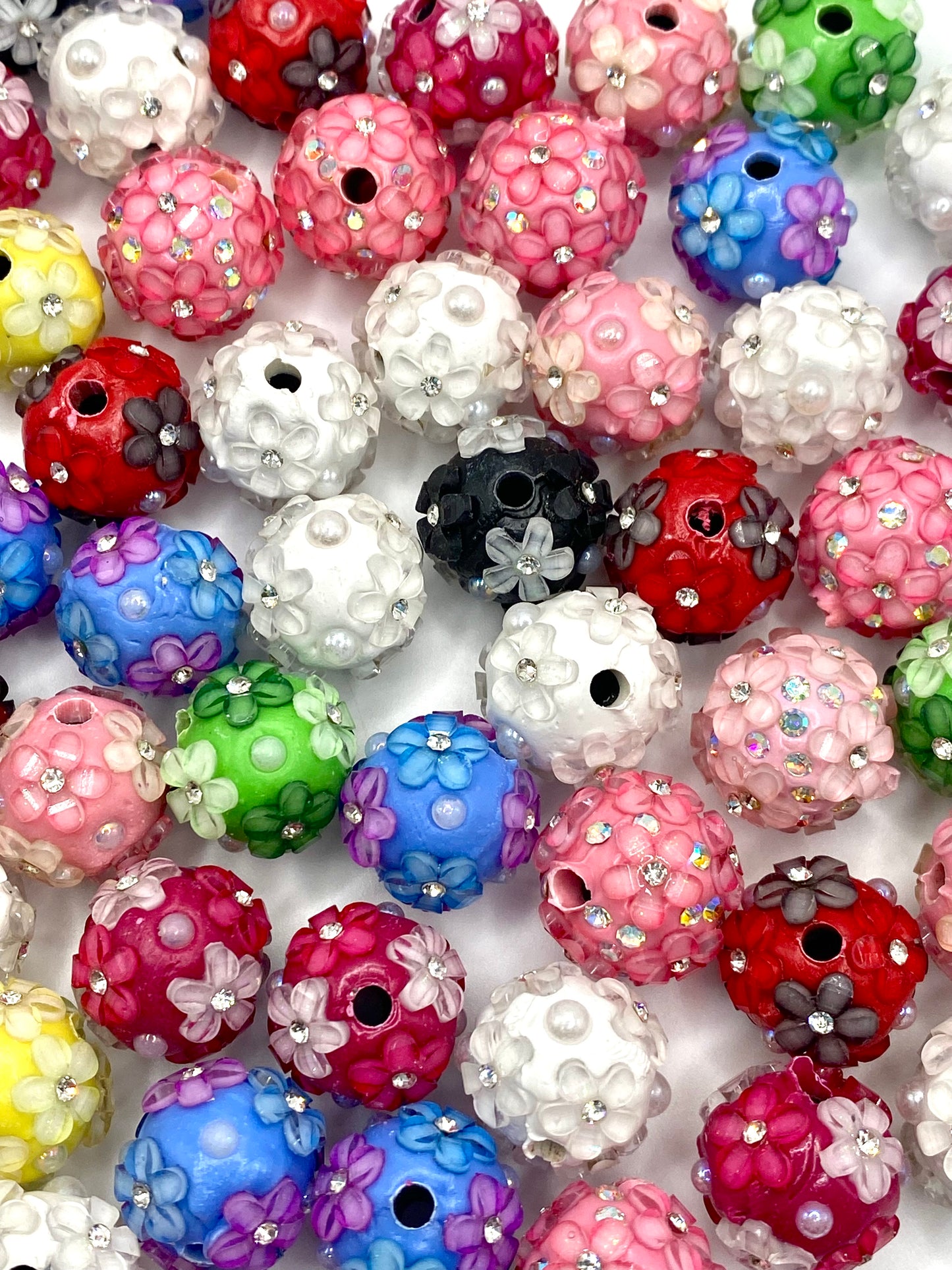Grow Positive Thoughts Fancy Polymer Clay Beads
