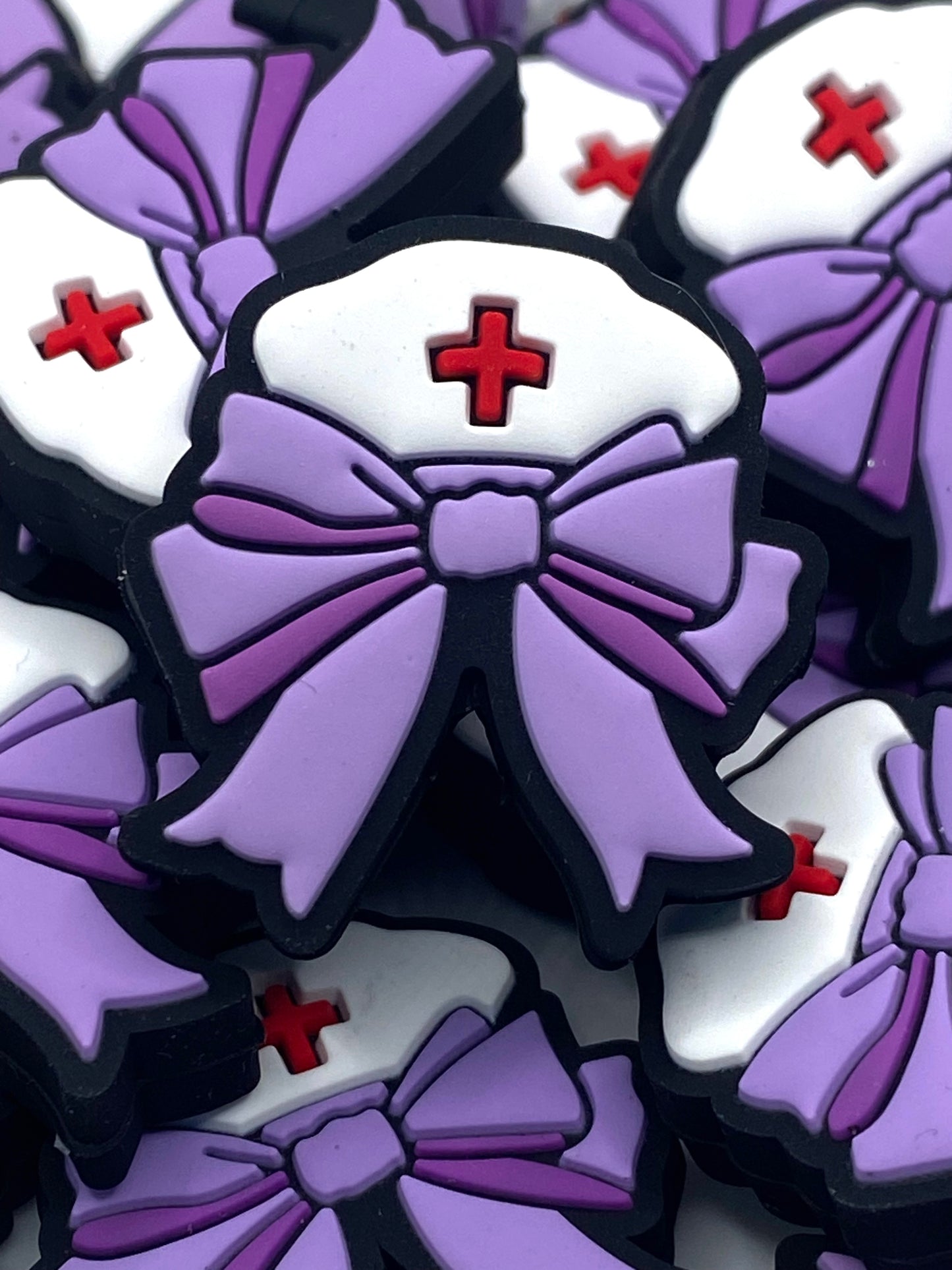Nurse Hair Don't Care Silicone Focal Beads