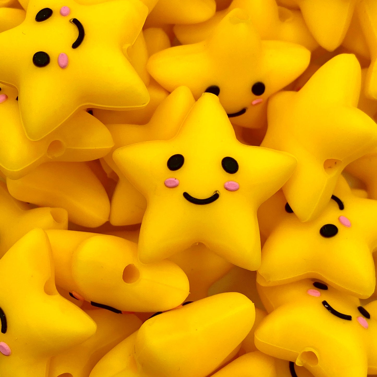 Super Star 3D Silicone Focal Beads