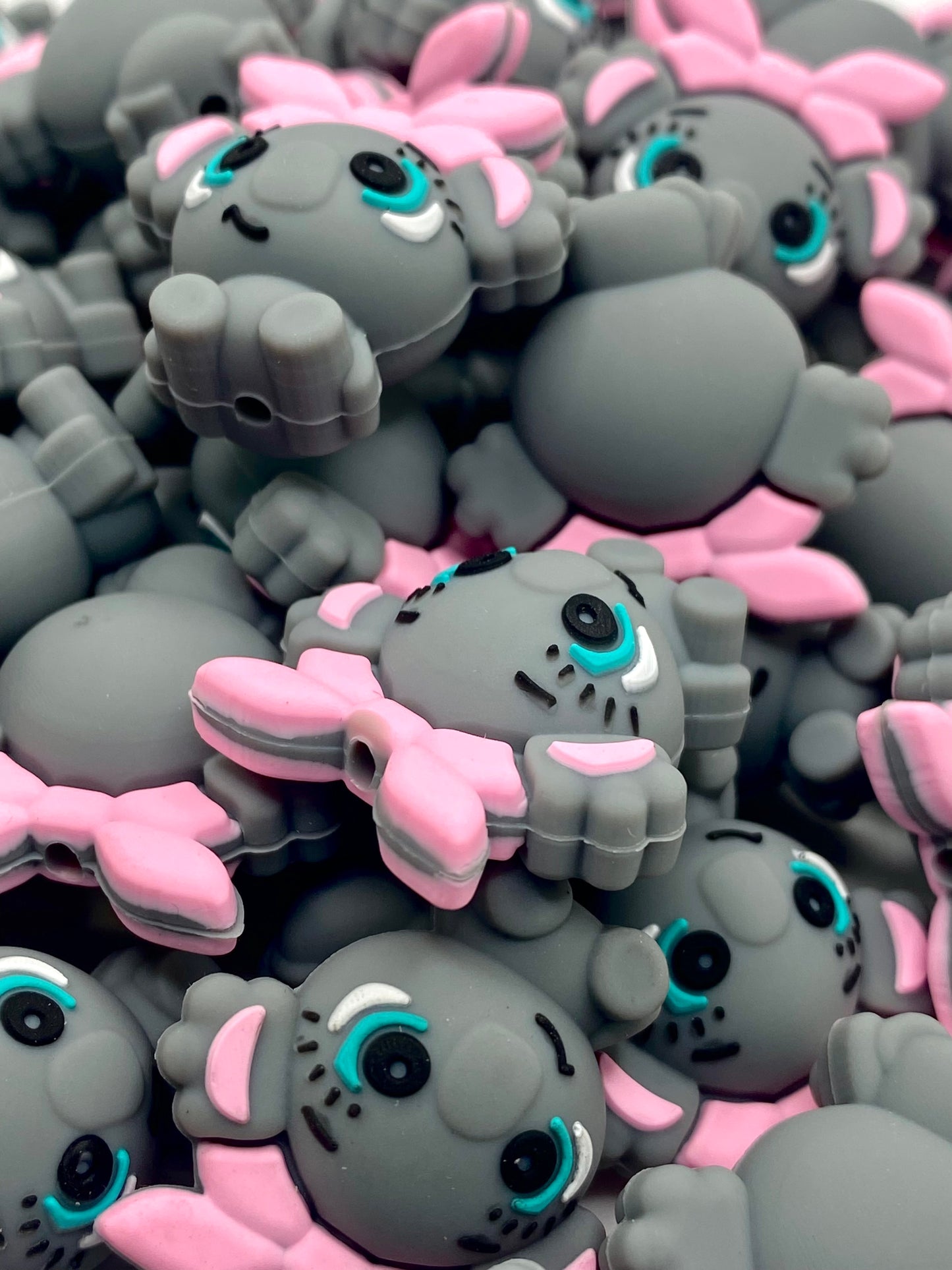 I've Got a Truck Full of Love For You 3D Silicone Focal Beads