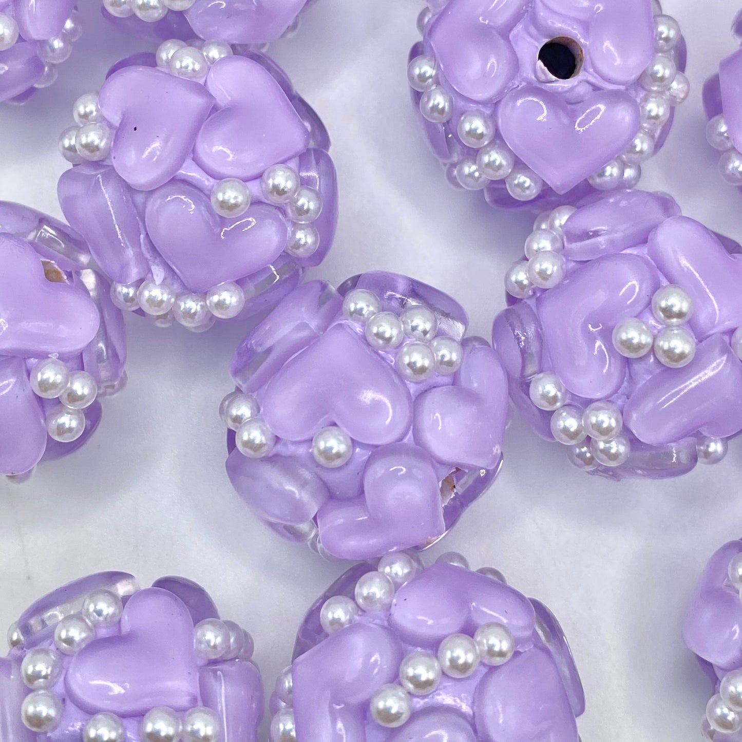 Be Mine Fancy Heart Beads
