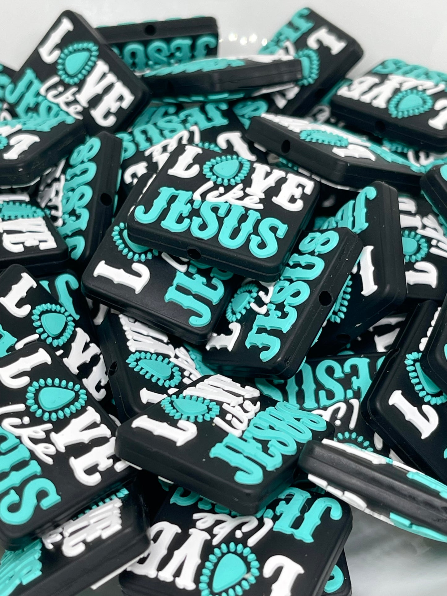 Love Like Jesus Focal Beads