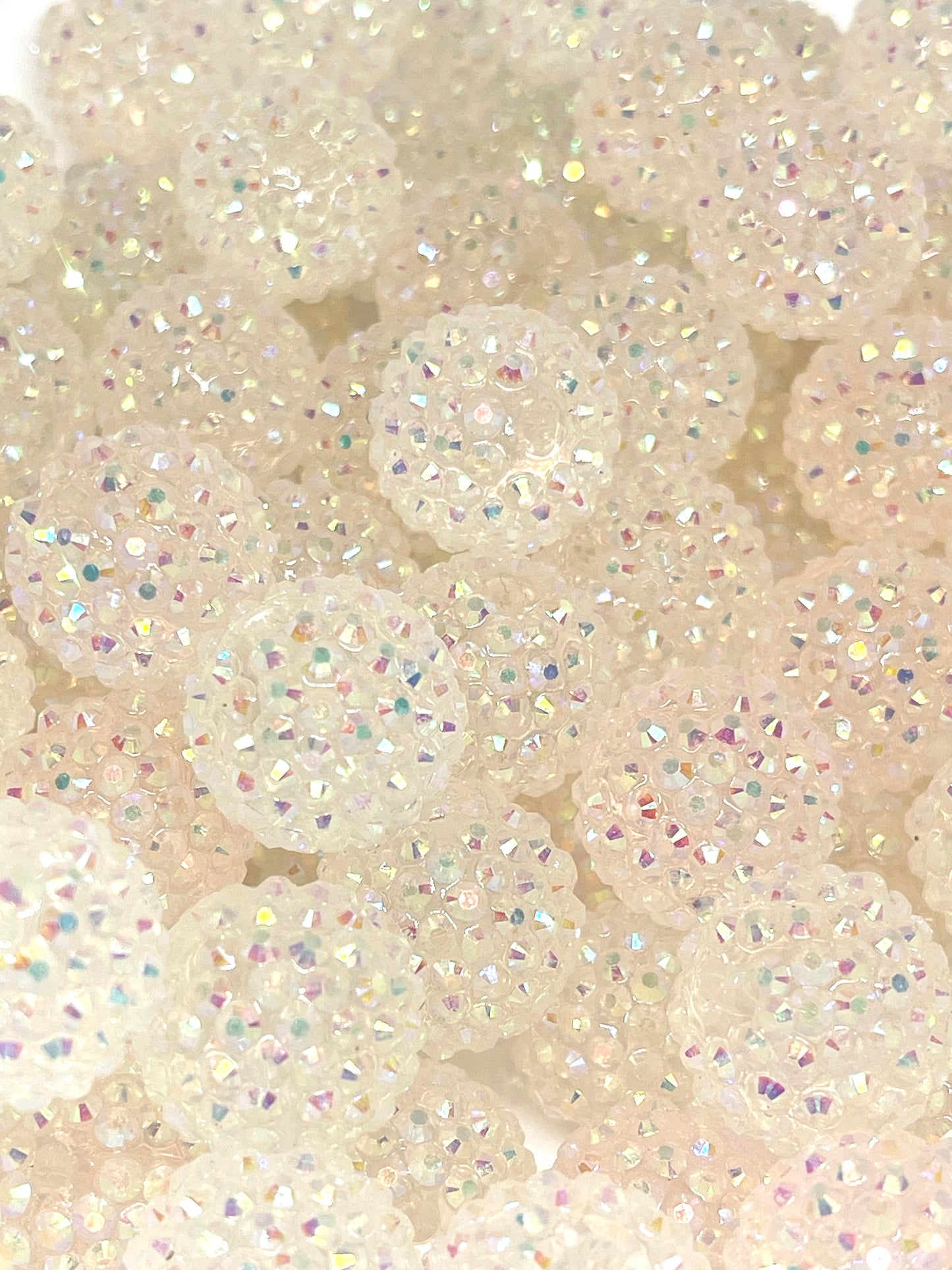 Crystal Clear Rhinestone Beads