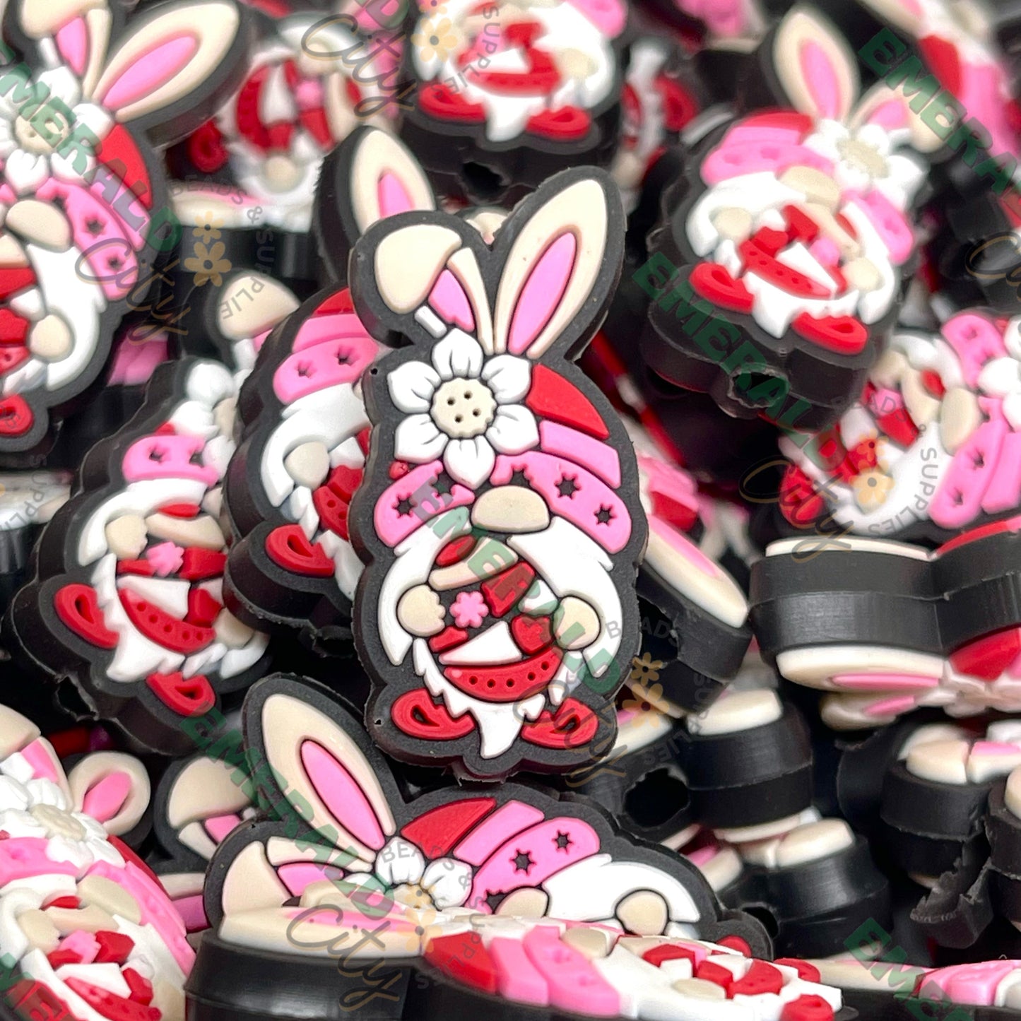 Pinky The Easter Gnome Focal Beads - ECBS EXCLUSIVE