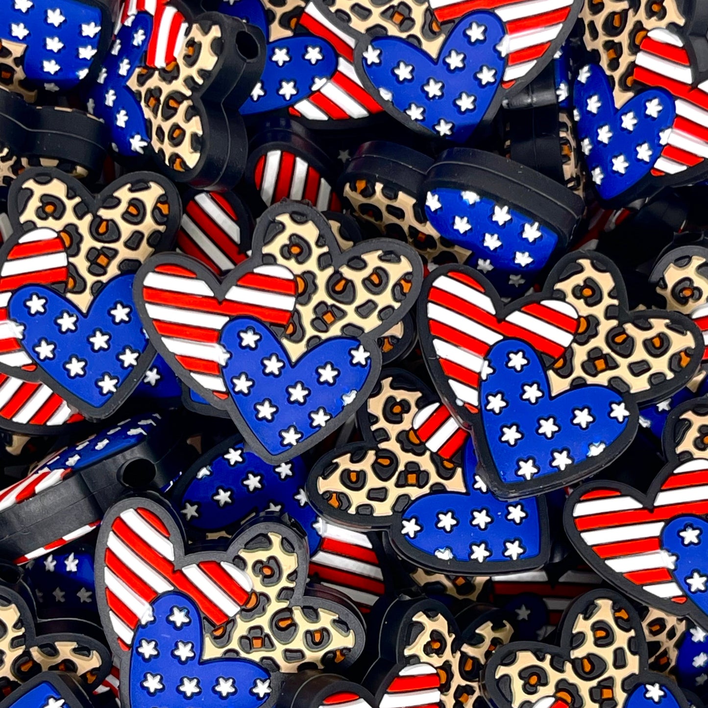 iHeart America Focal Beads