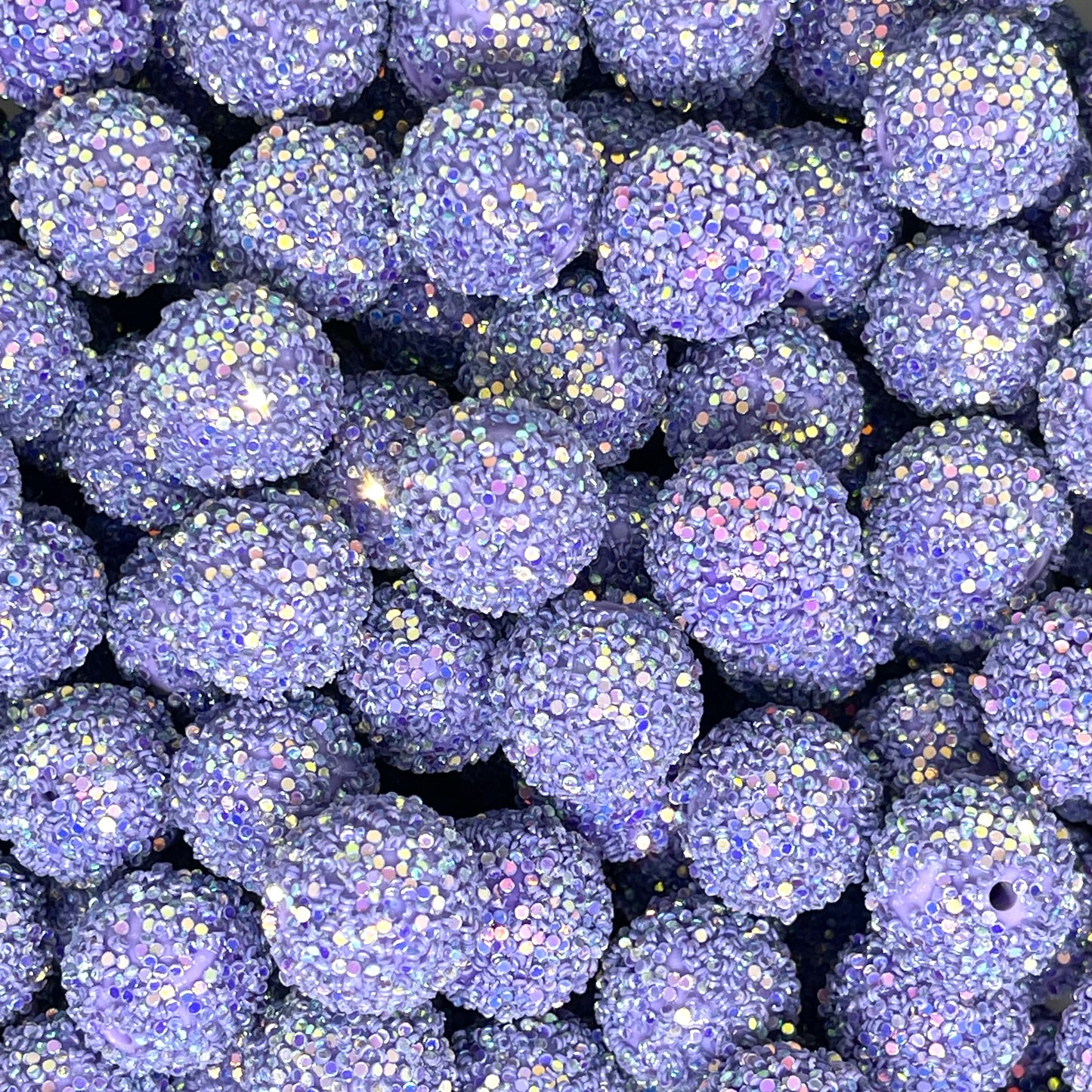 Princess Purple Sequins Beads