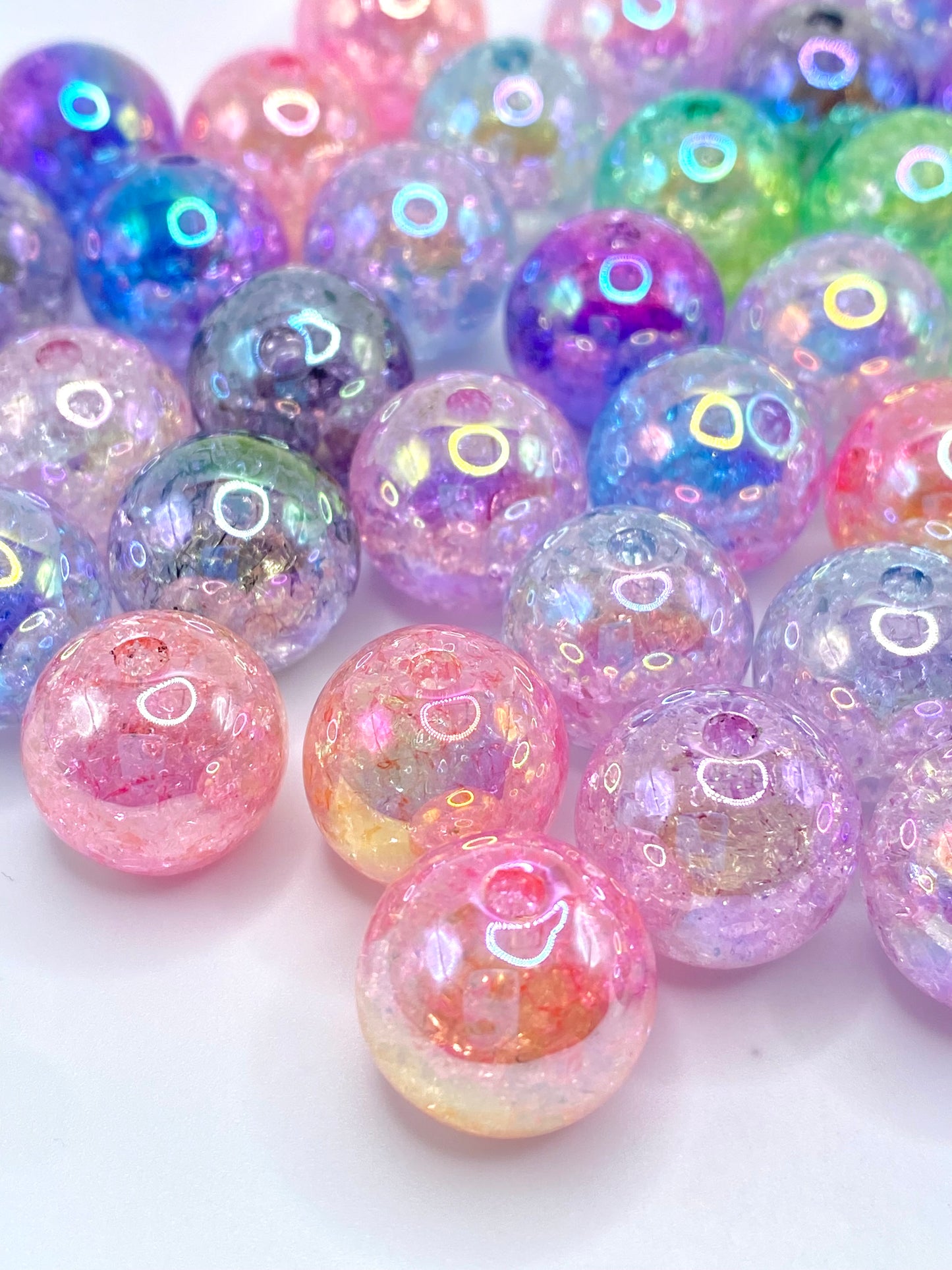 Crystal Ball Acrylic Beads
