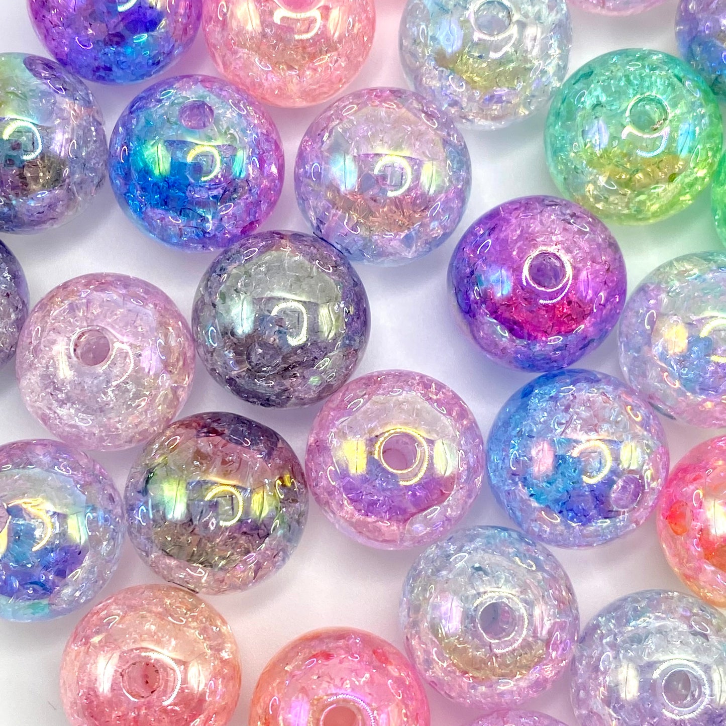 Crystal Ball Acrylic Beads