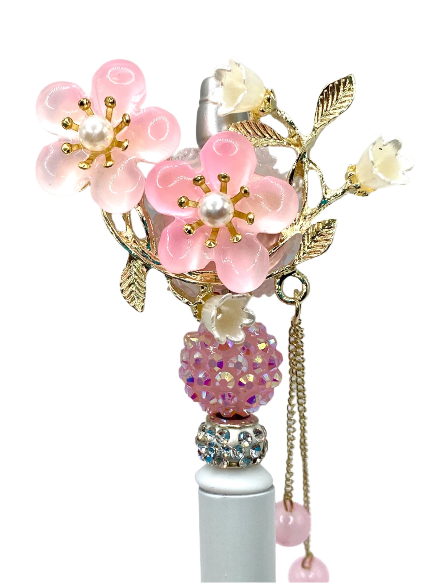 Kiss Me Under the Cherry Blossom Tree Fancy Beads