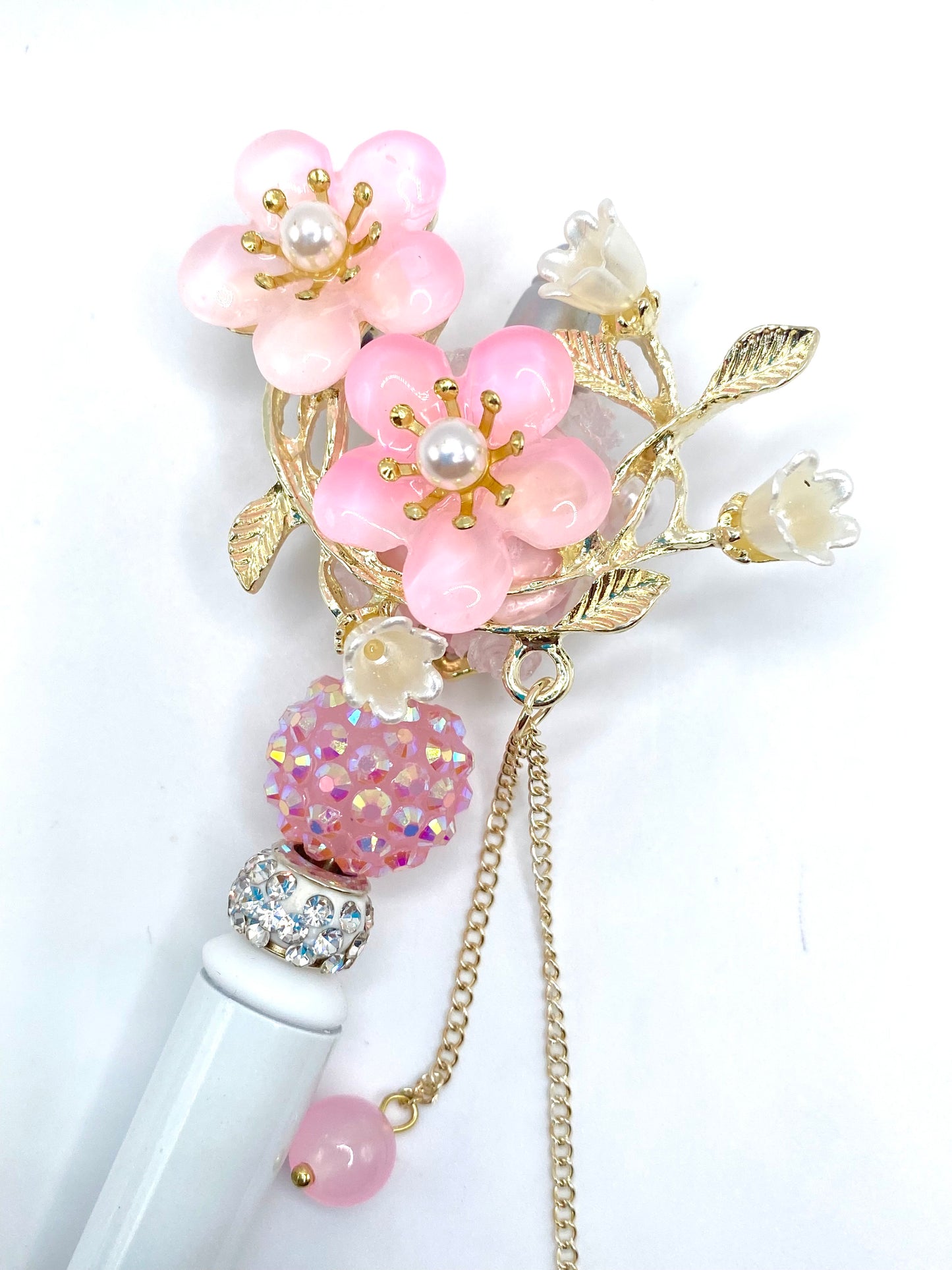 Kiss Me Under the Cherry Blossom Tree Fancy Beads