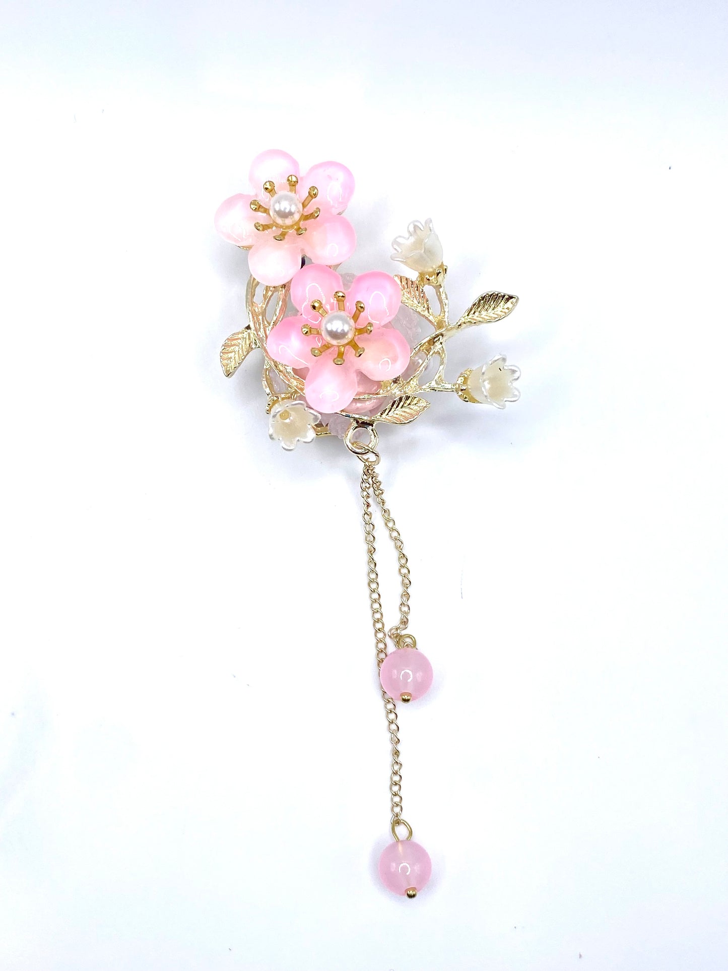 Kiss Me Under the Cherry Blossom Tree Fancy Beads