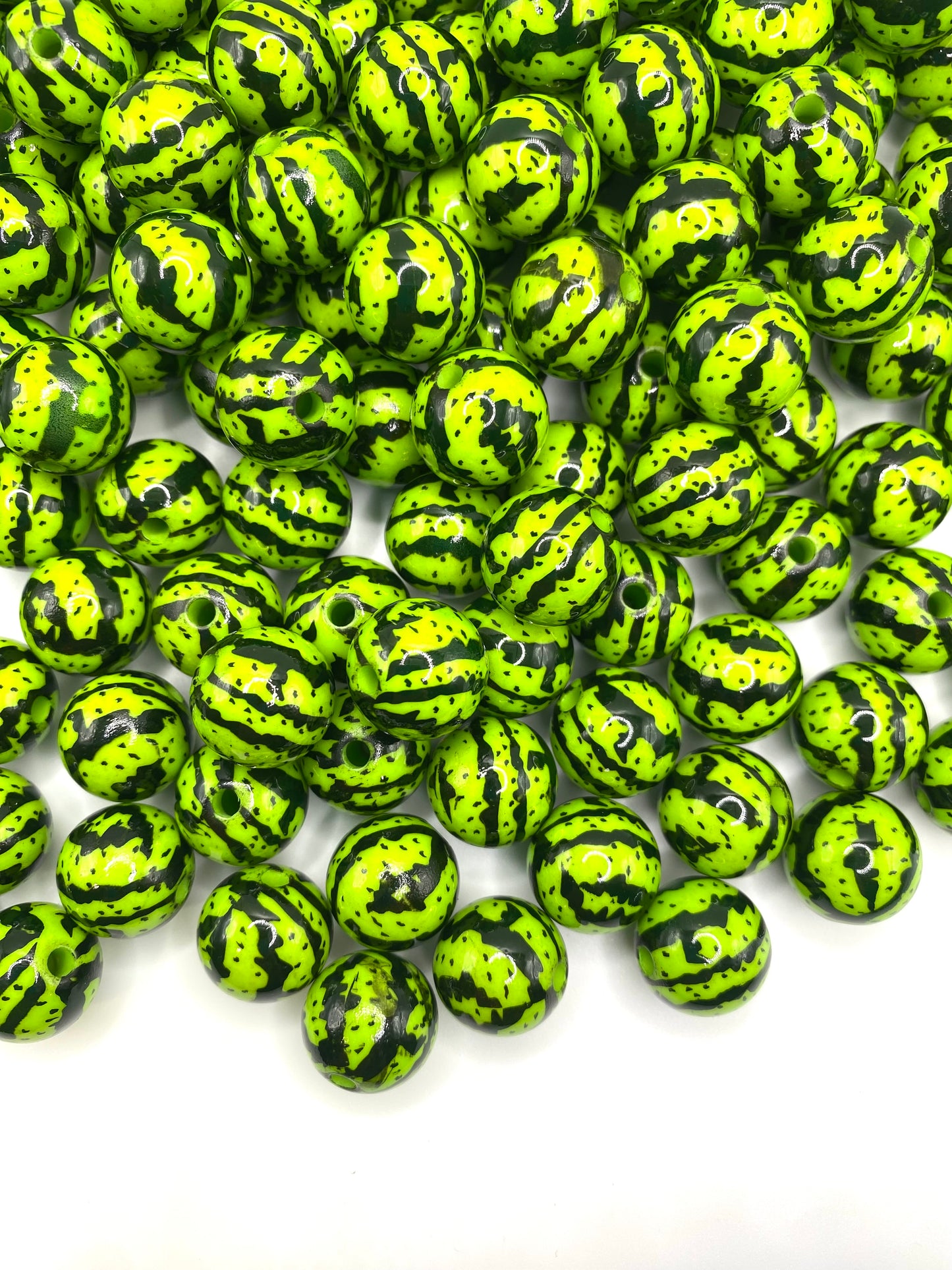 Watermelon Sugar Time Acrylic Beads