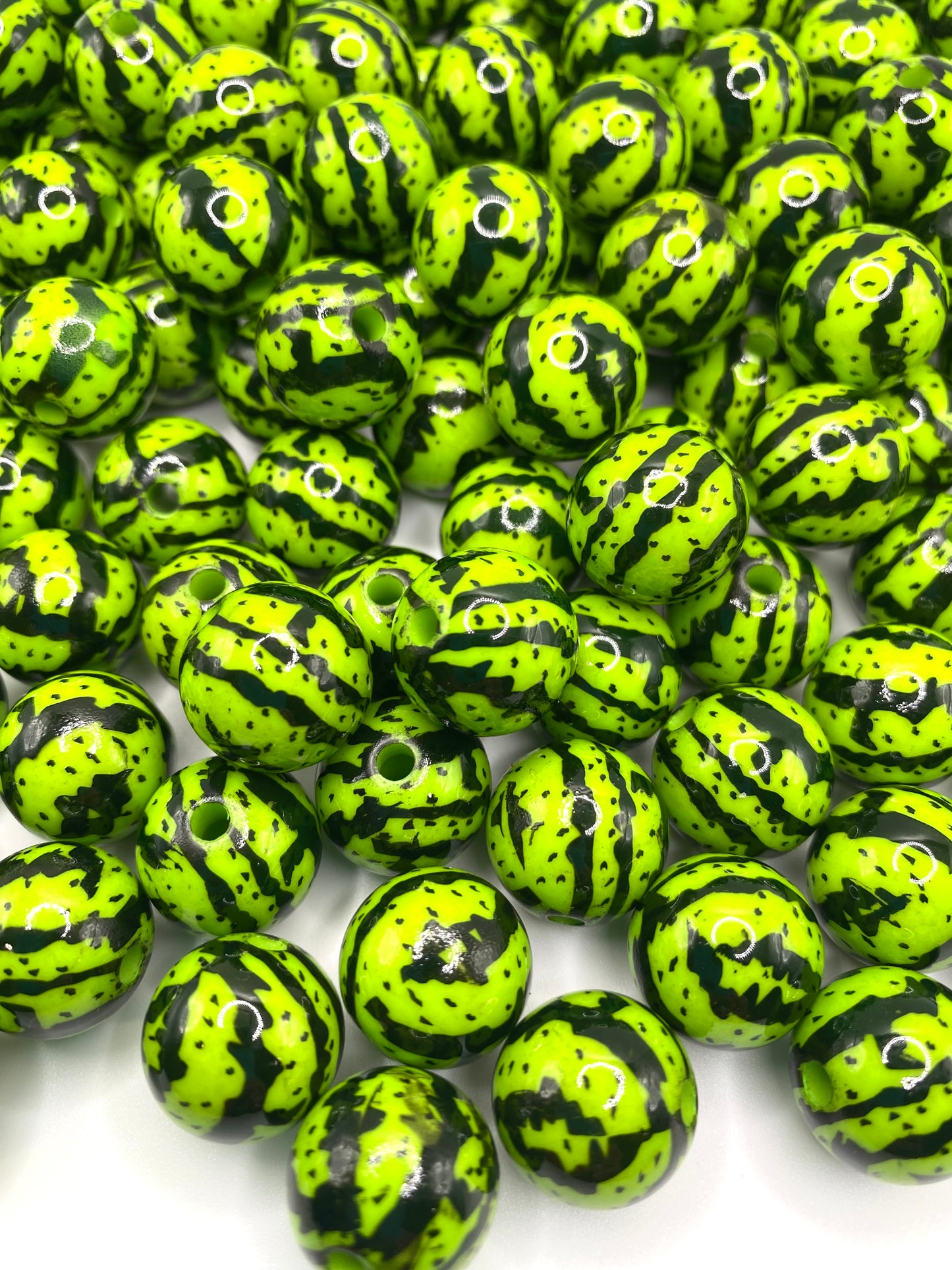 Watermelon Sugar Time Acrylic Beads