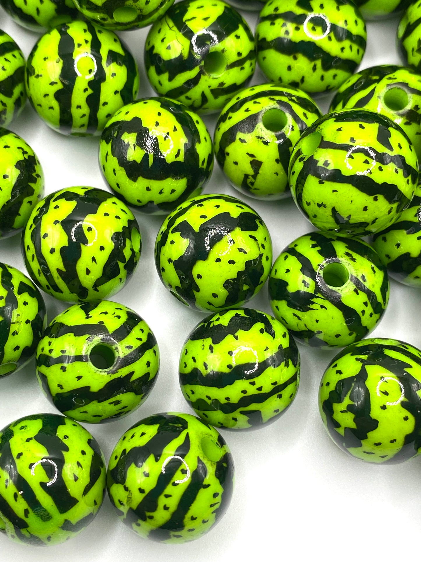 Watermelon Sugar Time Acrylic Beads