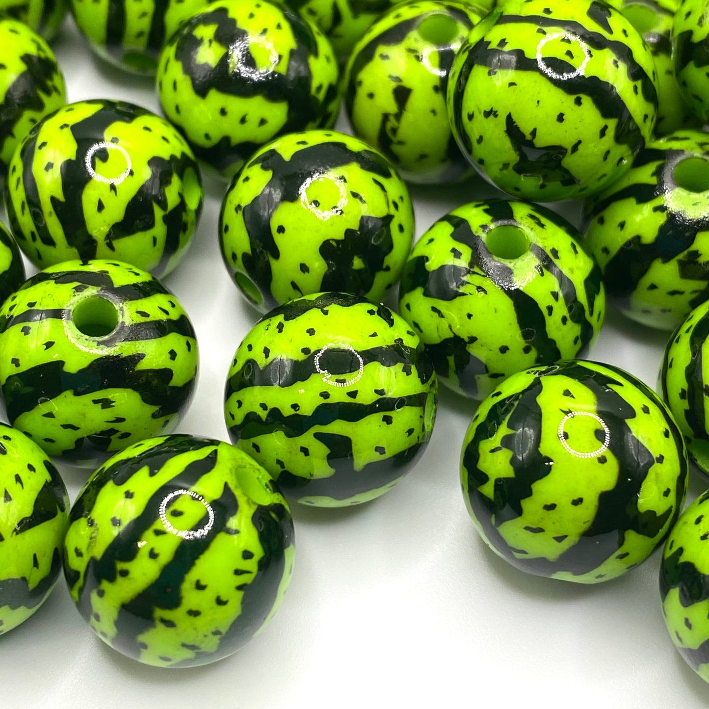 Watermelon Sugar Time Acrylic Beads