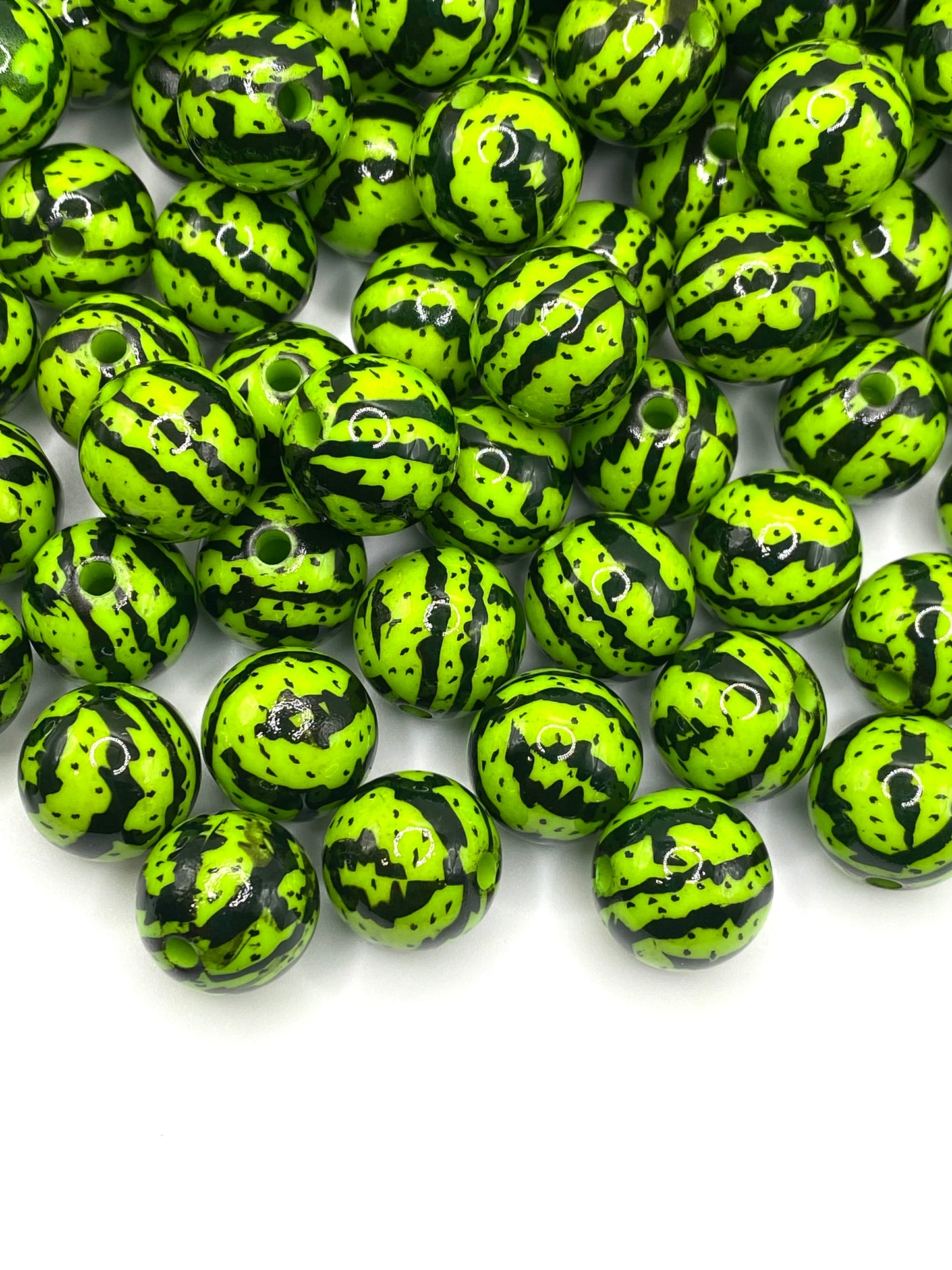 Watermelon Sugar Time Acrylic Beads