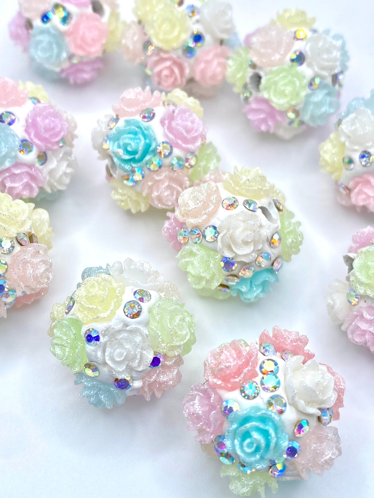 Bed Of Roses Fancy Beads