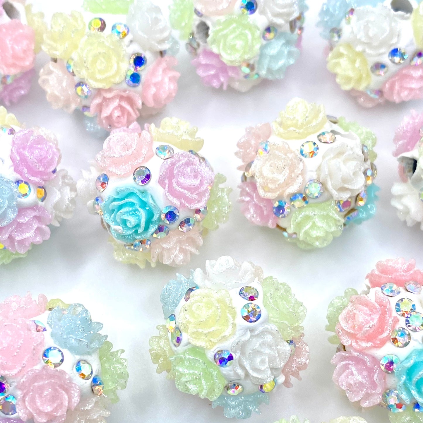 Bed Of Roses Fancy Beads