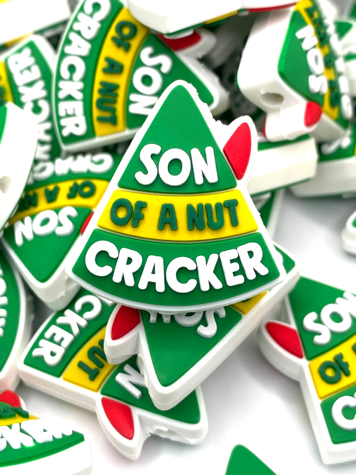 Son Of A Nutcracker Silicone Focal Beads - ECBS EXCLUSIVE