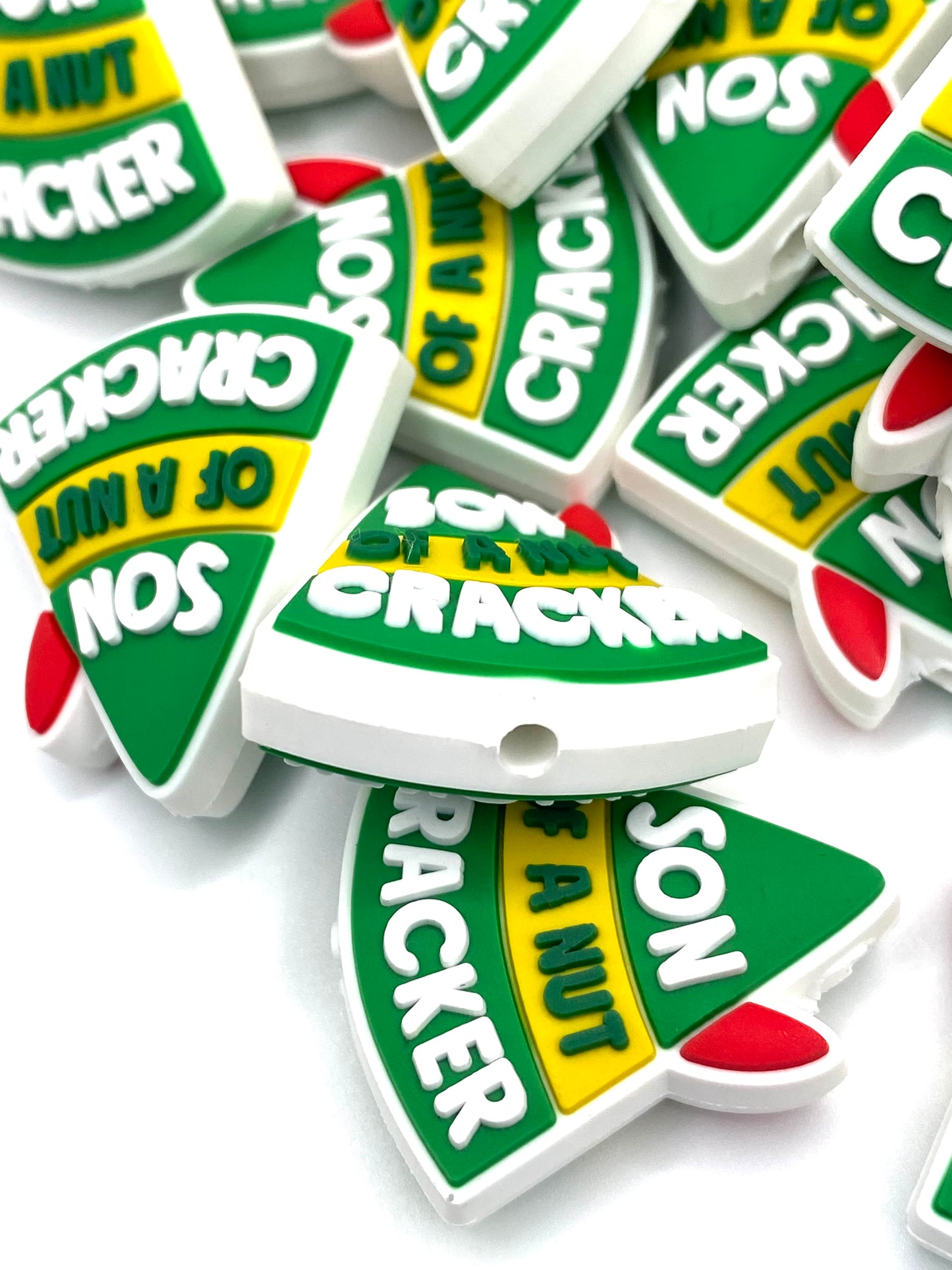 Son Of A Nutcracker Silicone Focal Beads - ECBS EXCLUSIVE