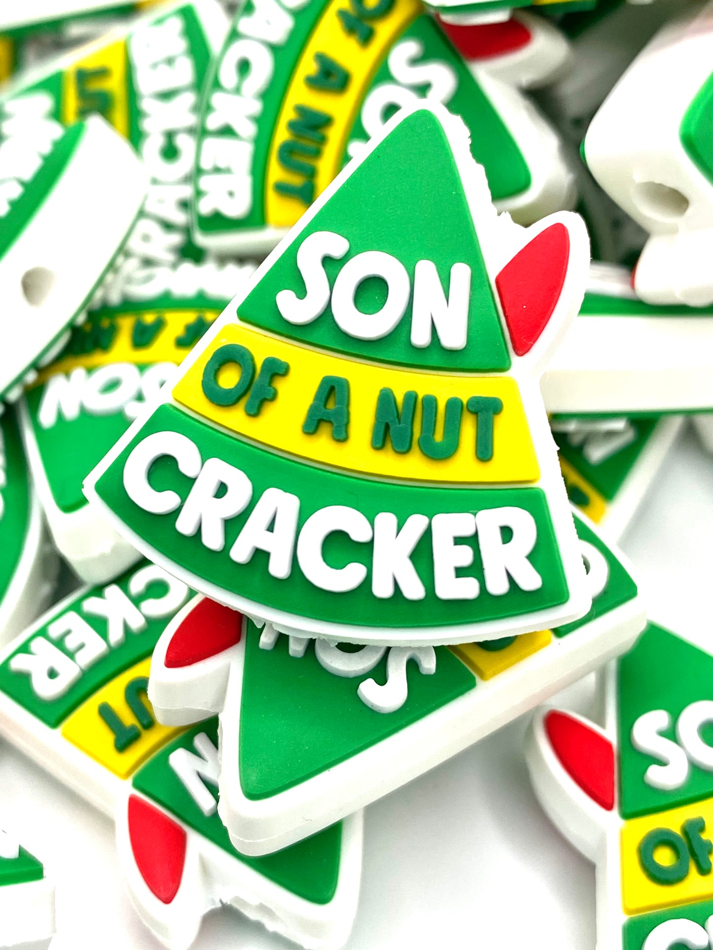 Son Of A Nutcracker Silicone Focal Beads - ECBS EXCLUSIVE