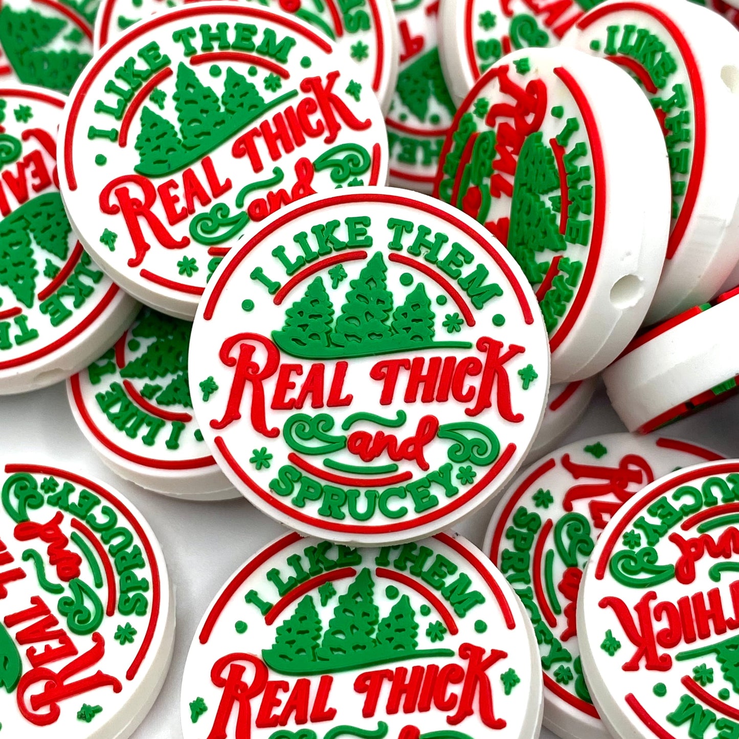 I Like Them Real Thick and Sprucey Silicone Focal Beads - ECBS EXCLUSIVE