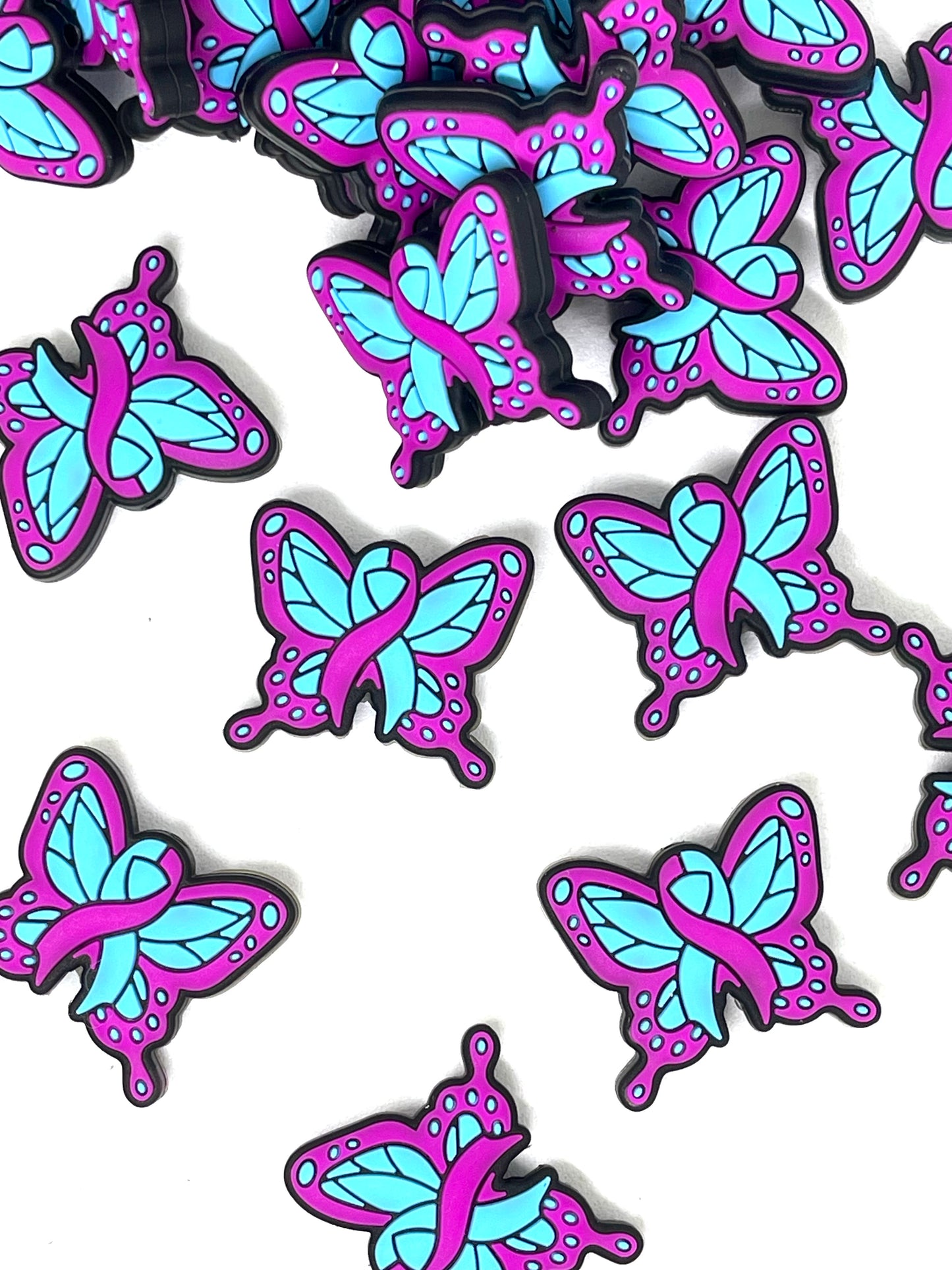 Butterfly Awareness Focal Beads