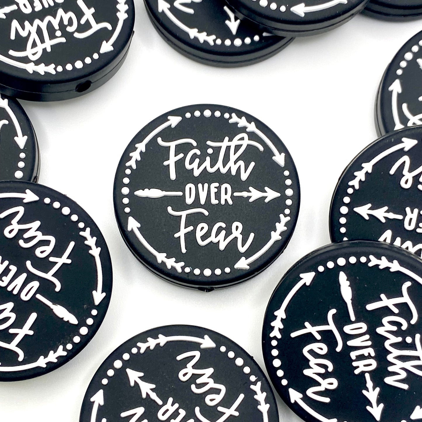 Faith Over Fear 3.0 Silicone Focal Beads
