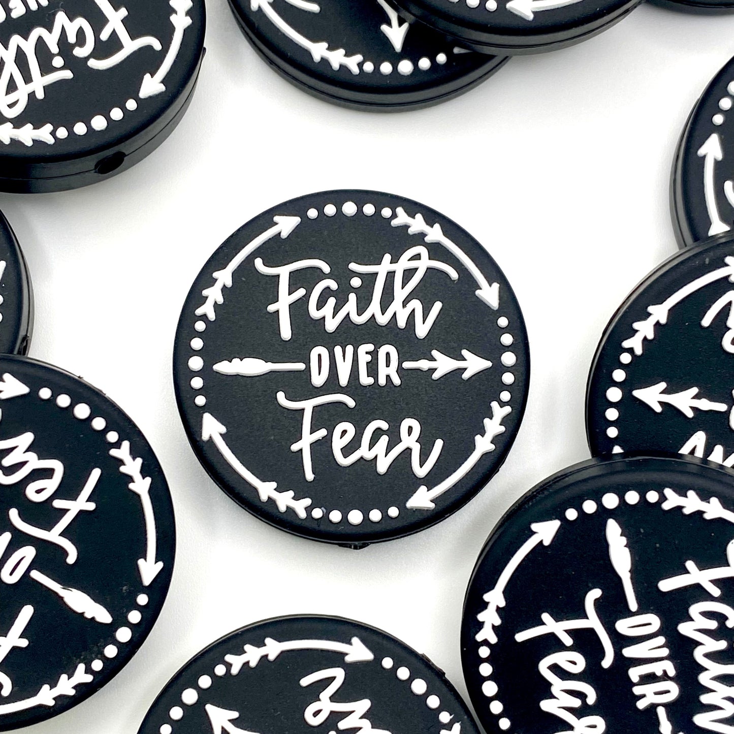 Faith Over Fear 3.0 Silicone Focal Beads
