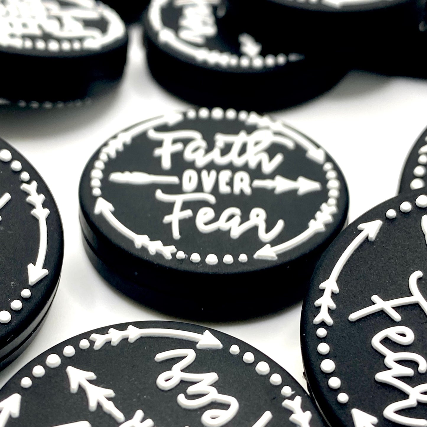 Faith Over Fear 3.0 Silicone Focal Beads