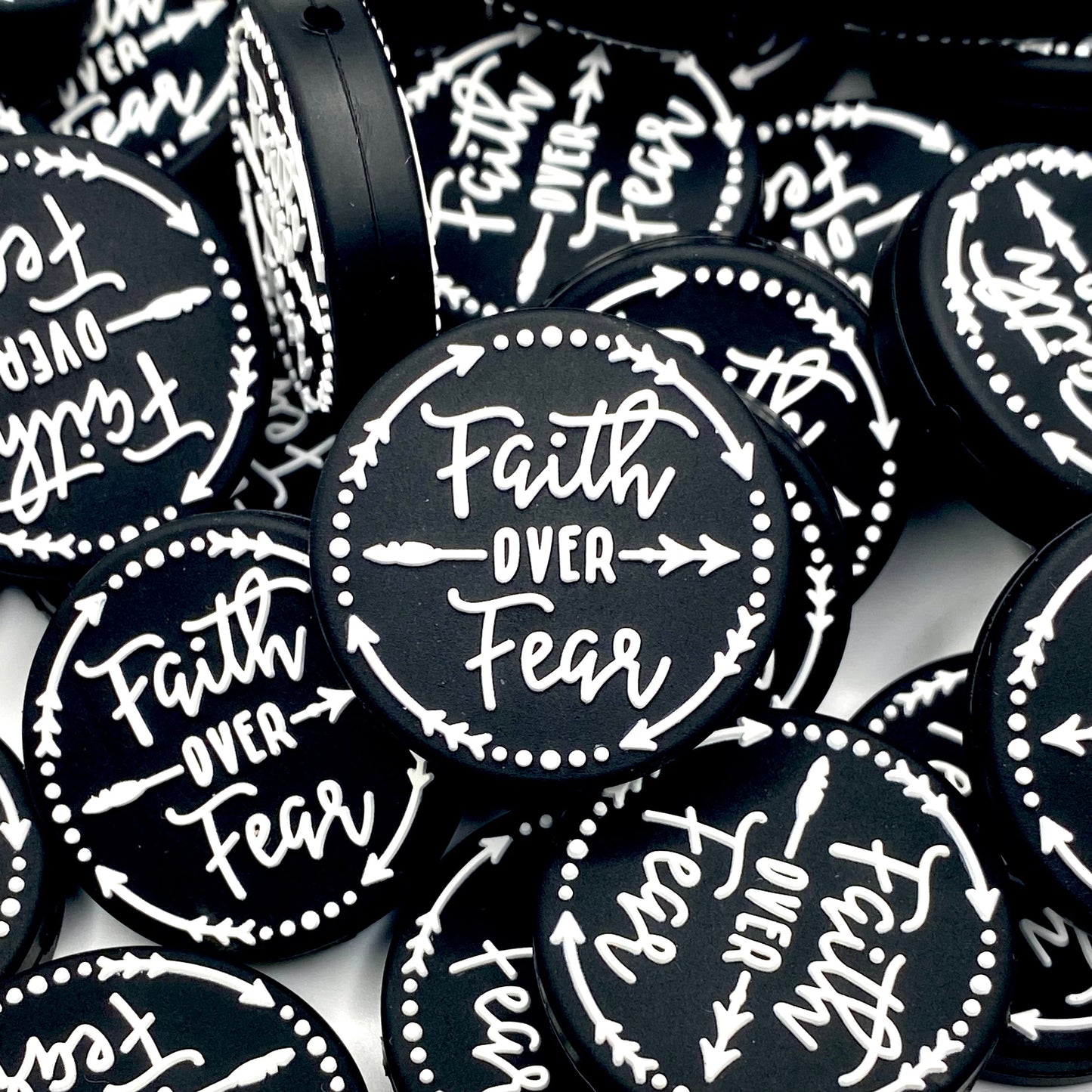 Faith Over Fear 3.0 Silicone Focal Beads