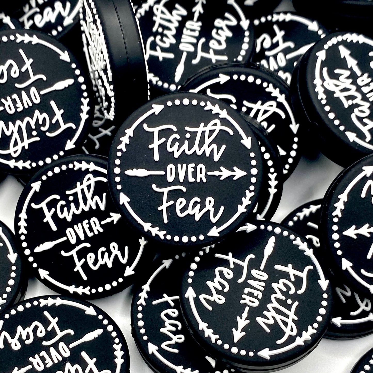 Faith Over Fear 3.0 Silicone Focal Beads
