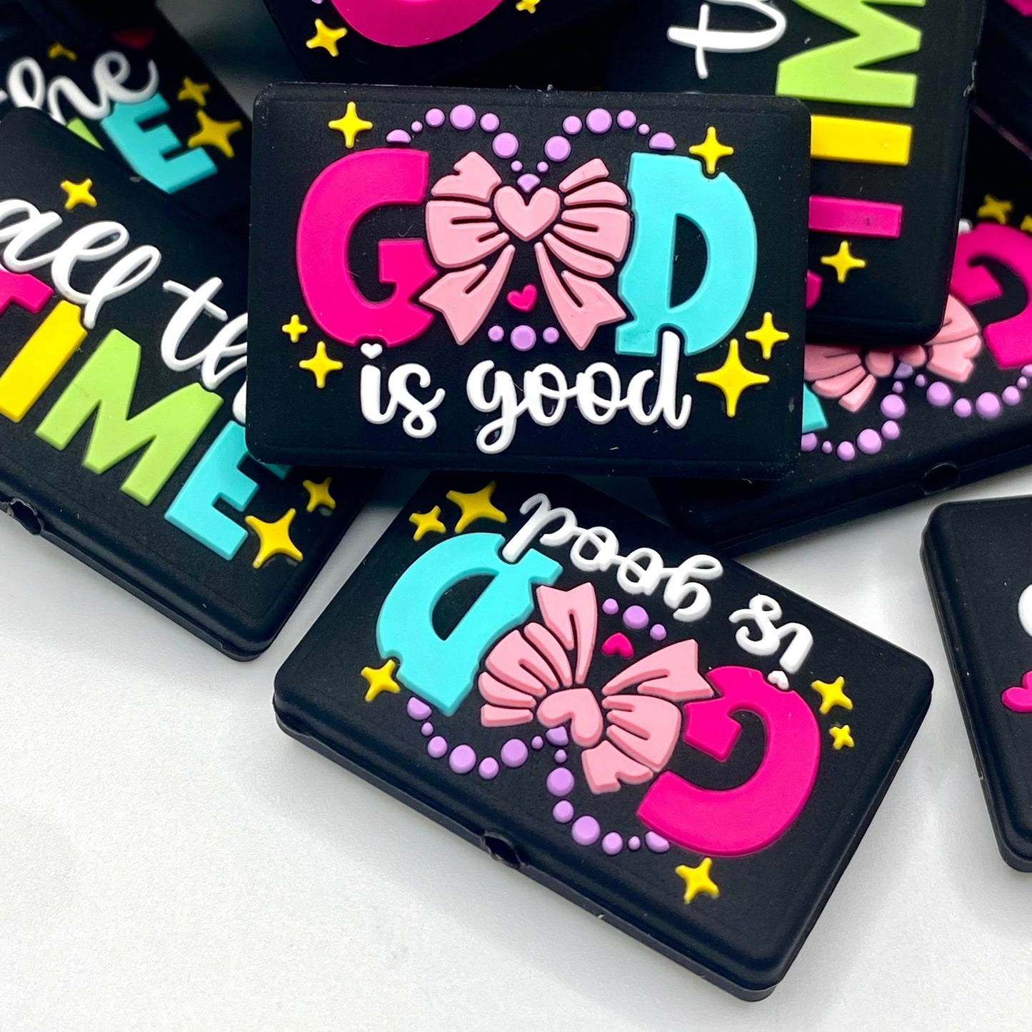 God is Good All the Time 2.0 Silicone Focal Beads