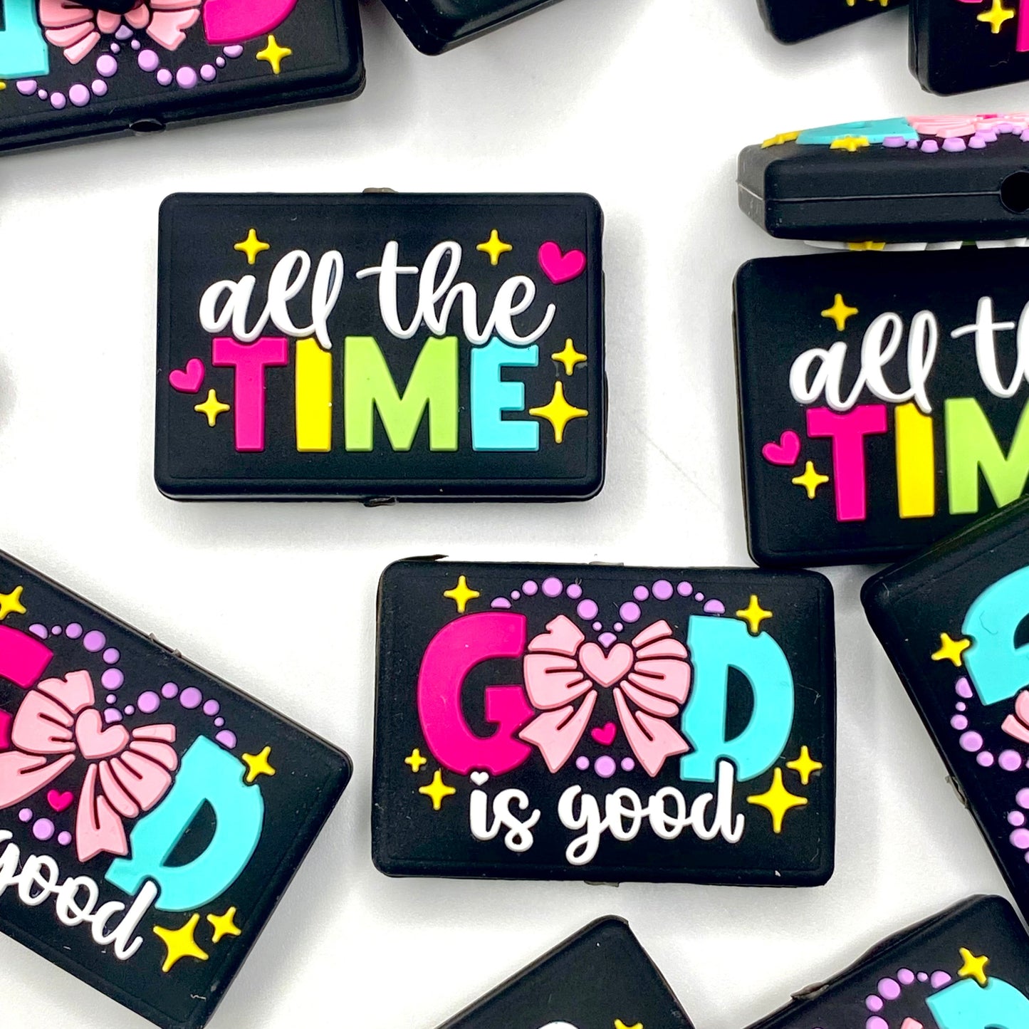 God is Good All the Time 2.0 Silicone Focal Beads