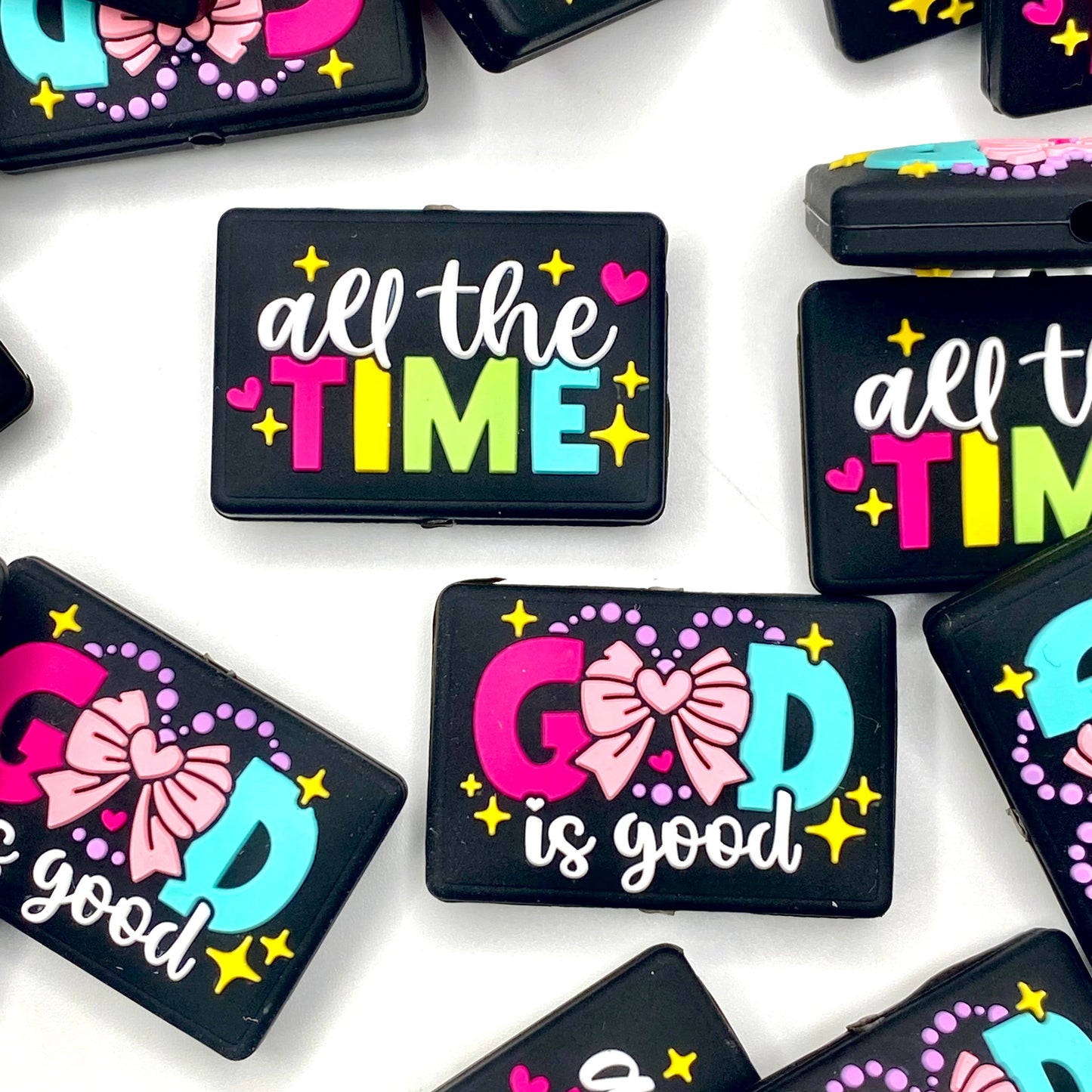 God is Good All the Time 2.0 Silicone Focal Beads