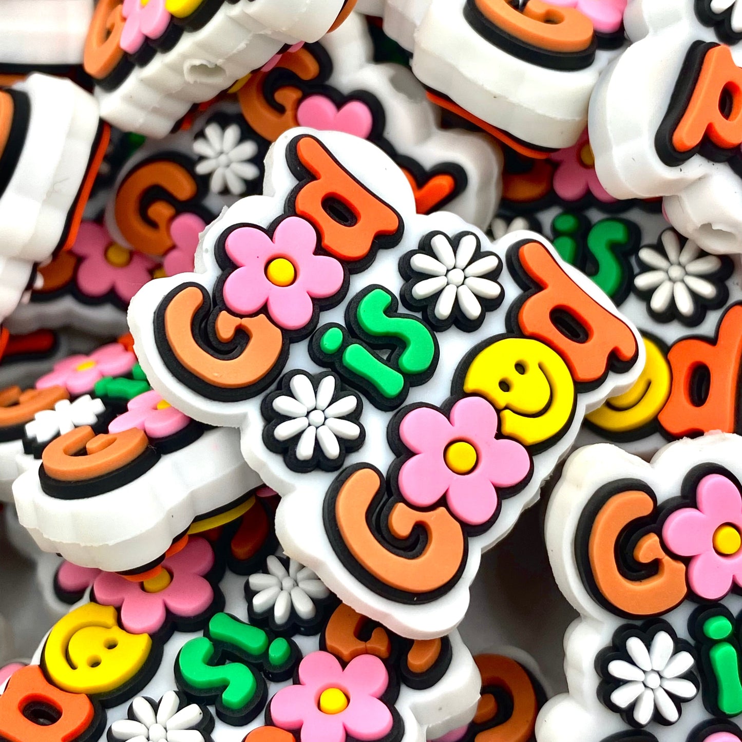 God is Good 3.0 PVC Focal Beads