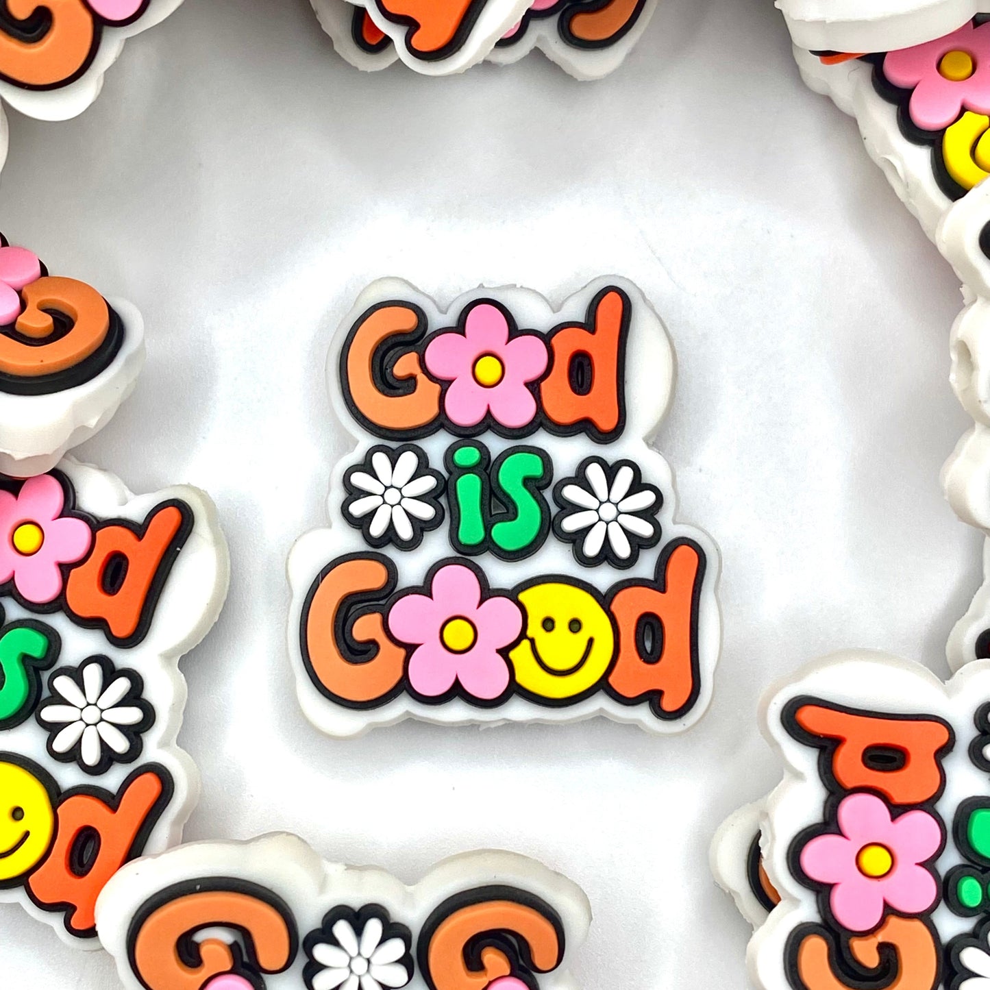 God is Good 3.0 PVC Focal Beads