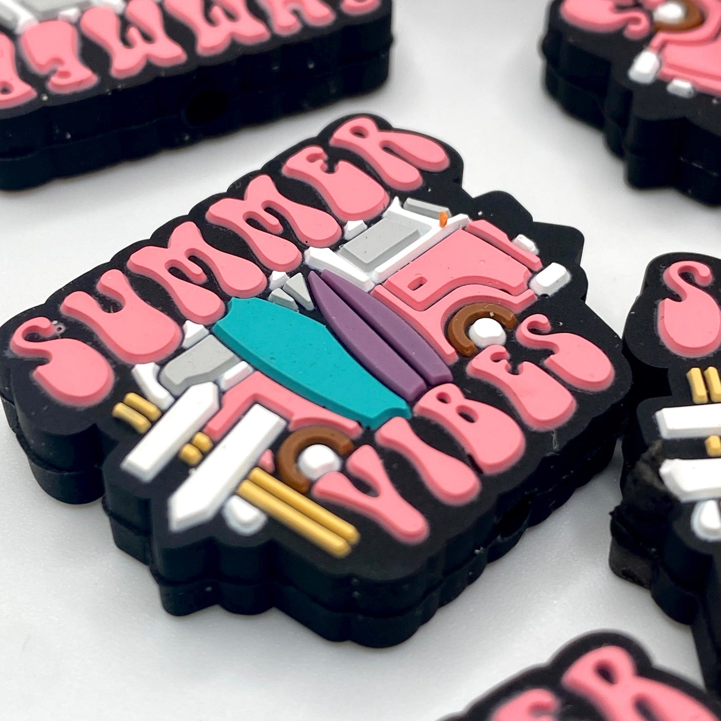 Summer Vibes Silicone Focal Beads