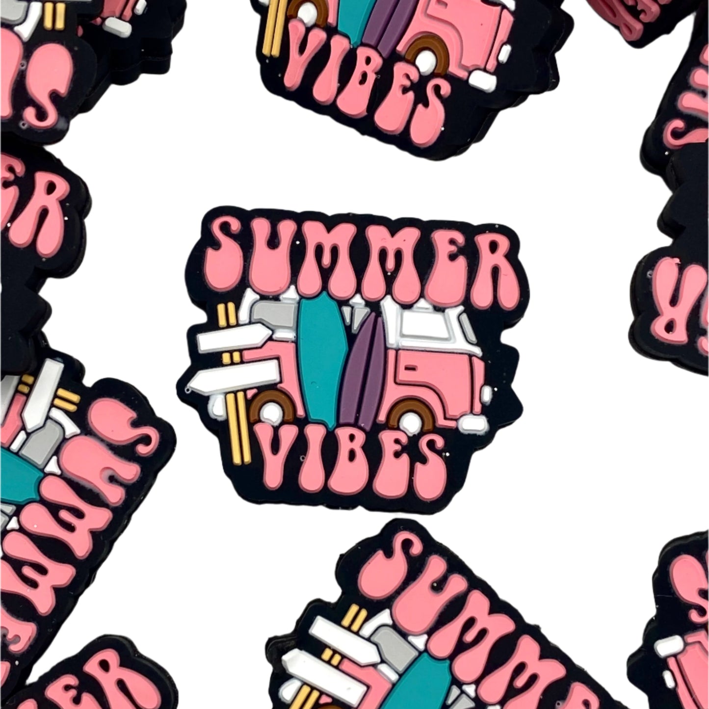 Summer Vibes Silicone Focal Beads