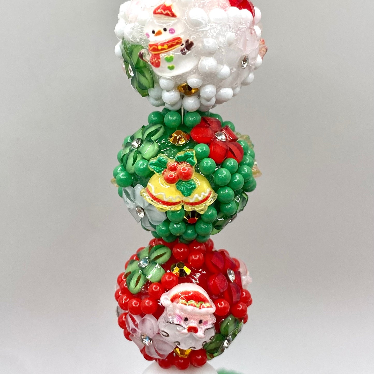 Christmas 2.0 Fancy Flower Beads- 5pcs