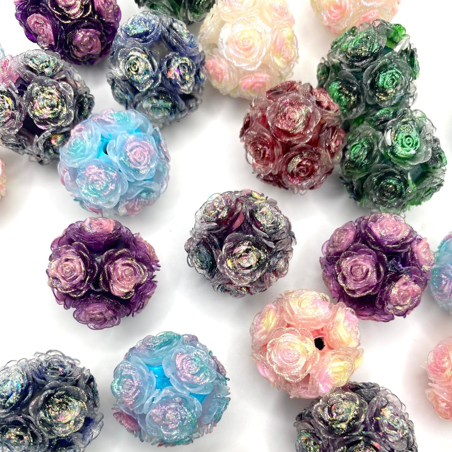Glow From Within Fancy Flower Beads