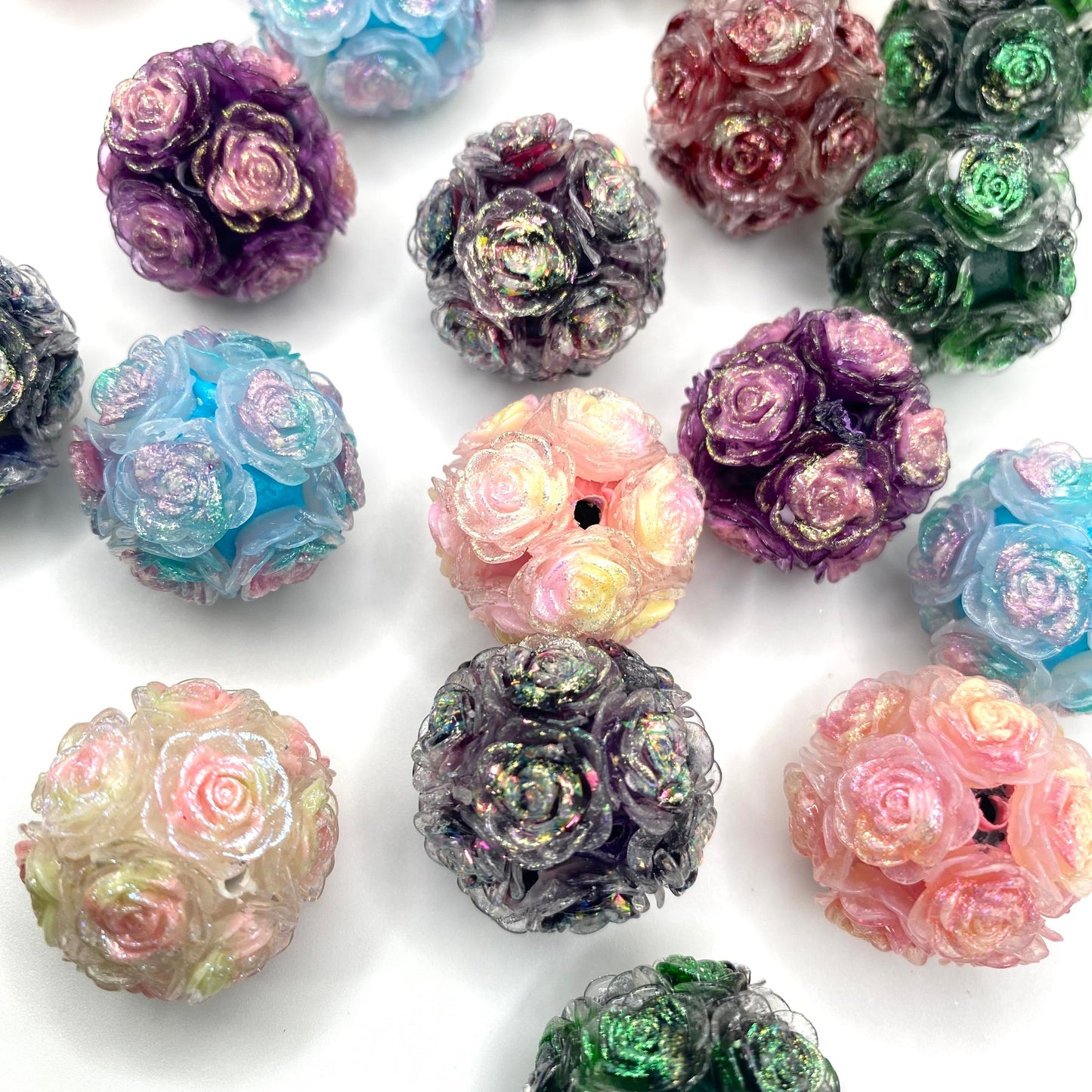 Glow From Within Fancy Flower Beads