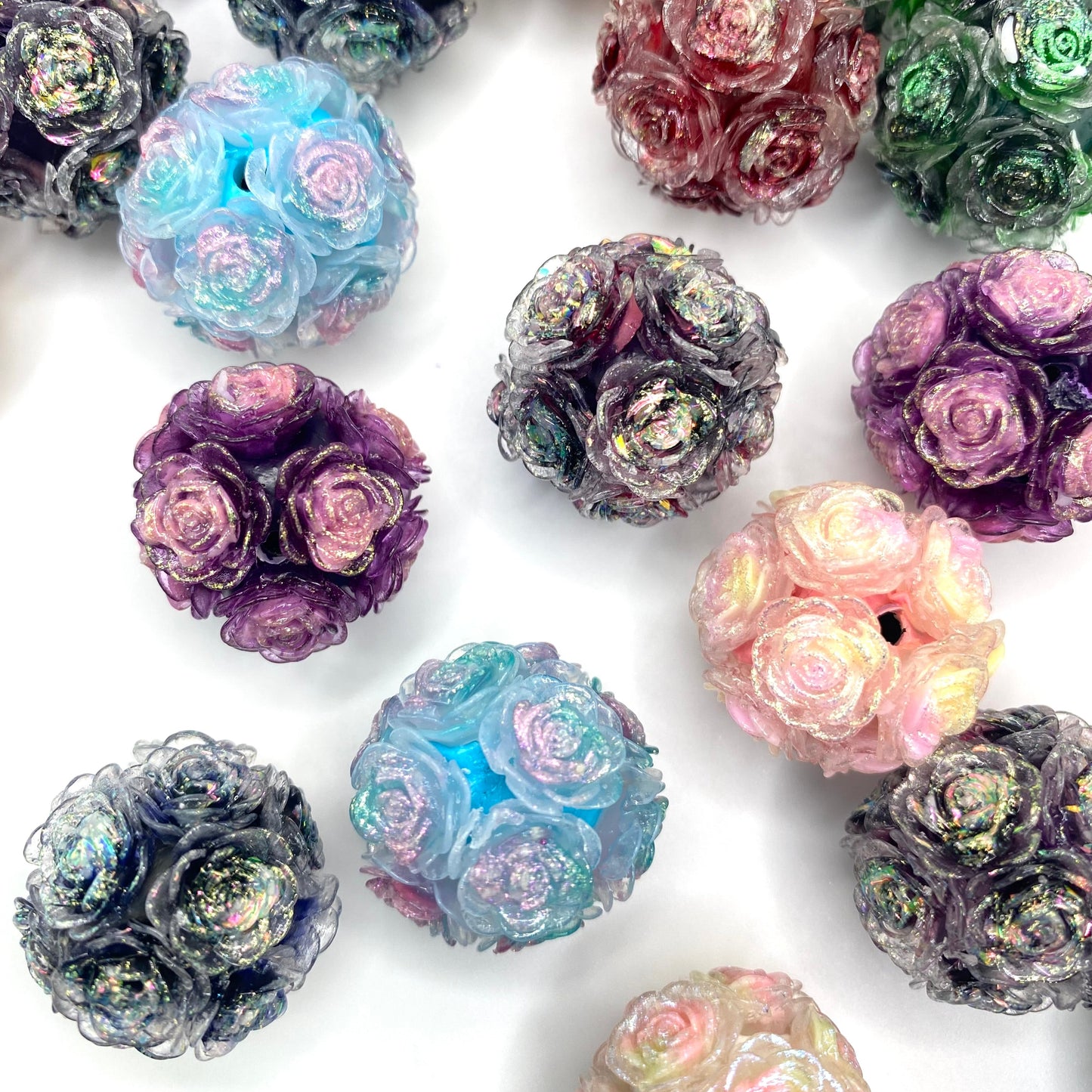 Glow From Within Fancy Flower Beads