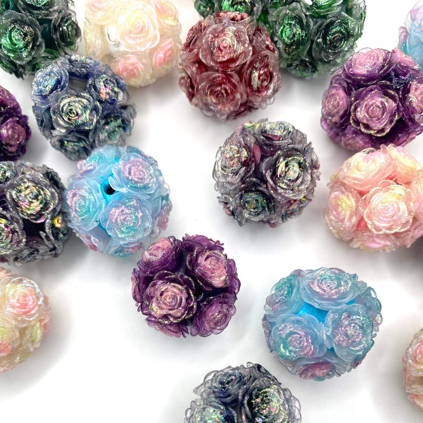 Glow From Within Fancy Flower Beads