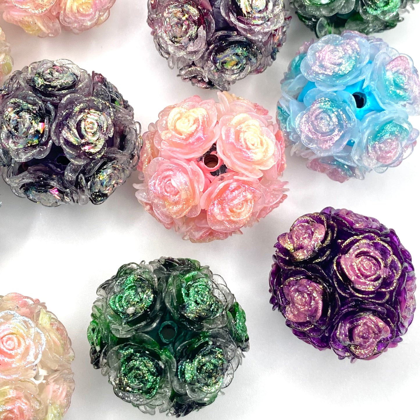 Glow From Within Fancy Flower Beads
