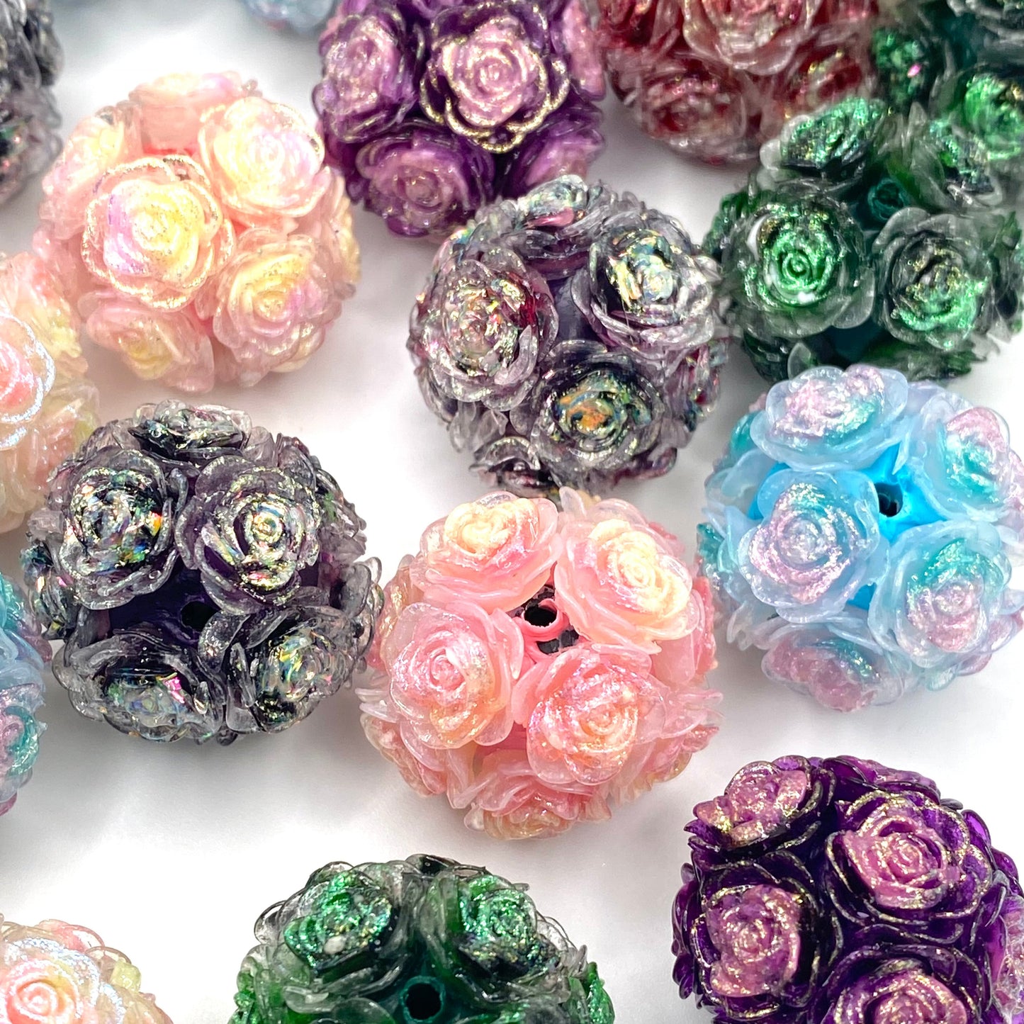 Glow From Within Fancy Flower Beads