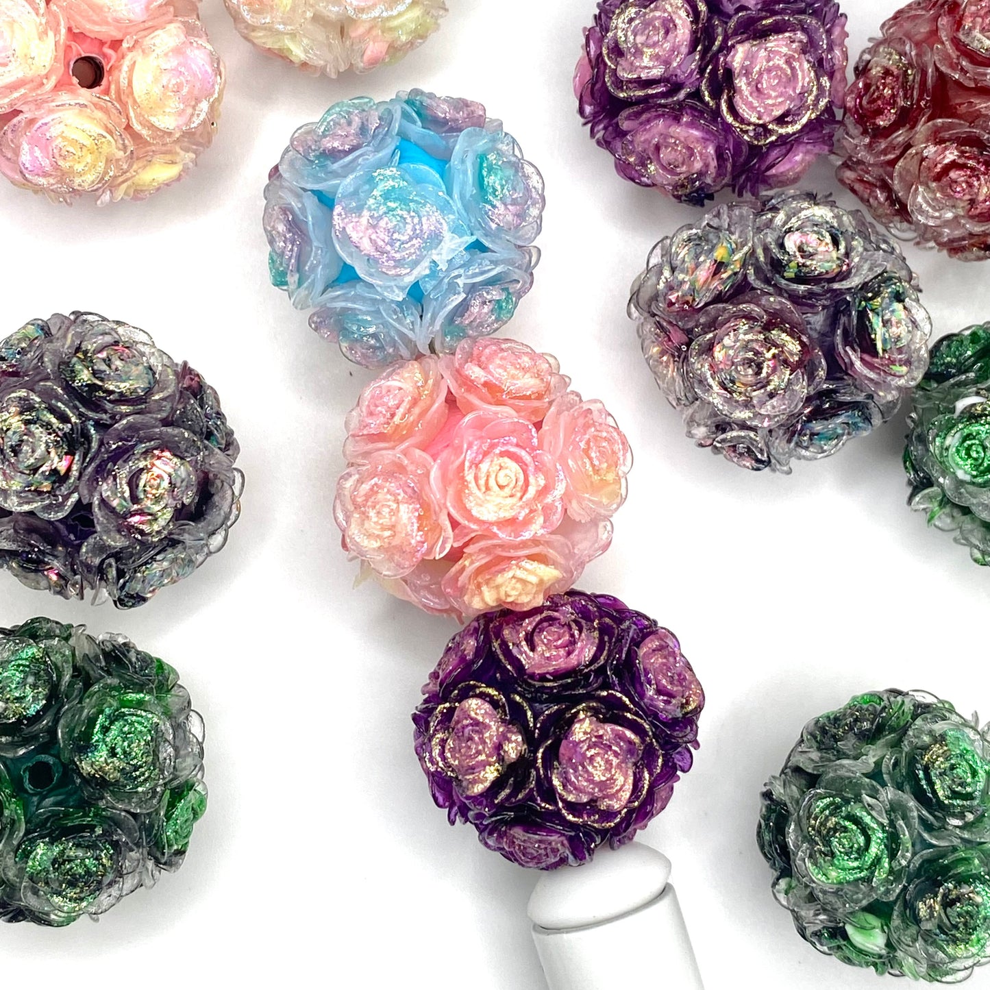 Glow From Within Fancy Flower Beads