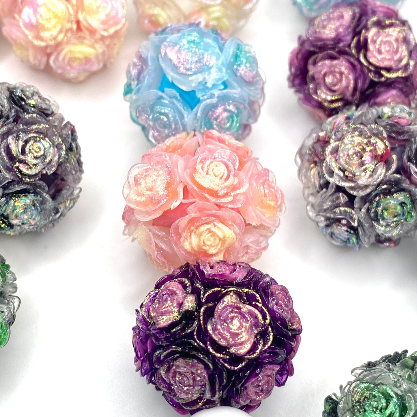Glow From Within Fancy Flower Beads