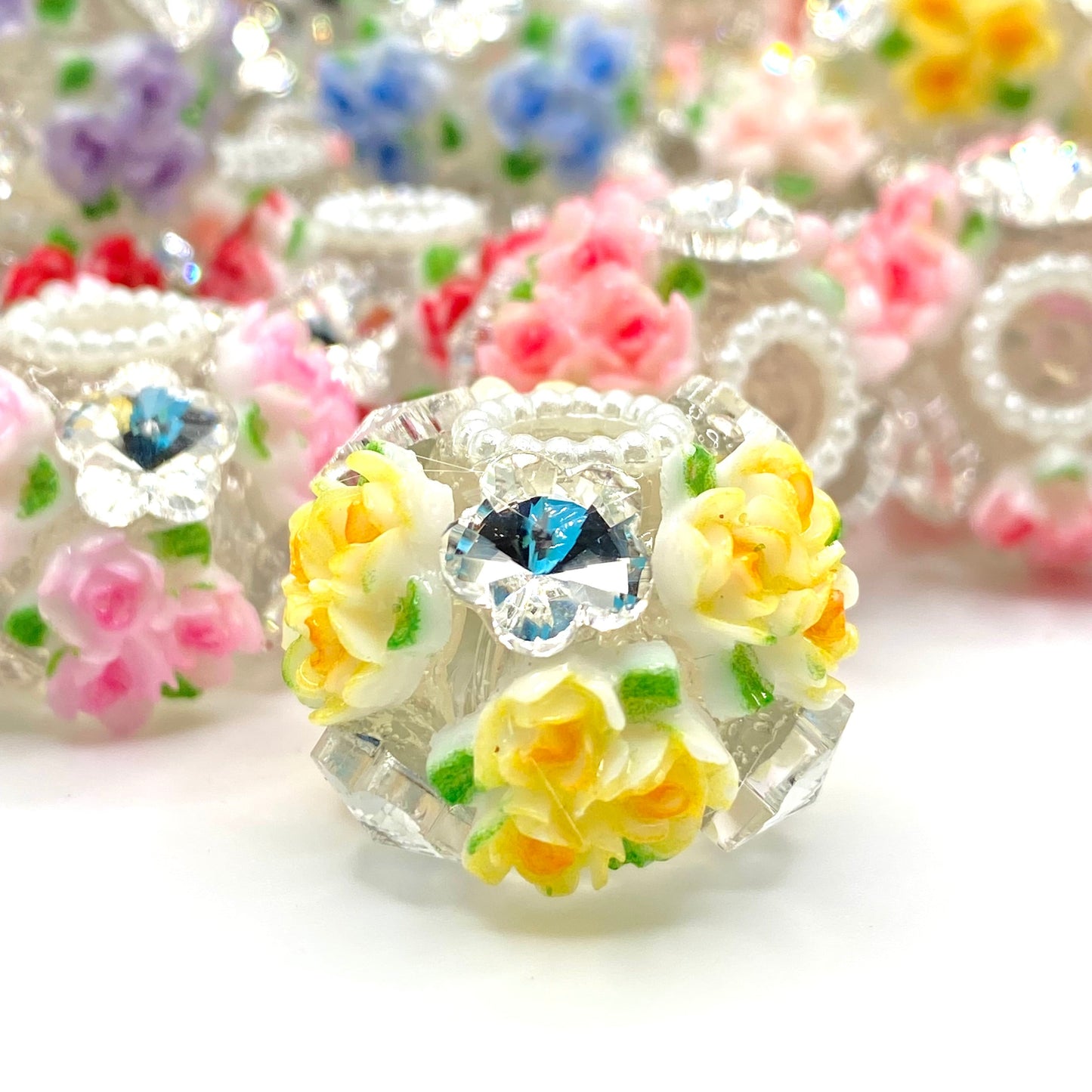 Hand Picked Flowers Fancy Beads